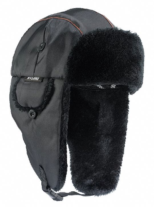 CHAPEAU DE TRAPPEUR N-FERNO, NOIR, G/TG, NYLON, OREILLES/TÊTE, USAGE GÉNÉRAL