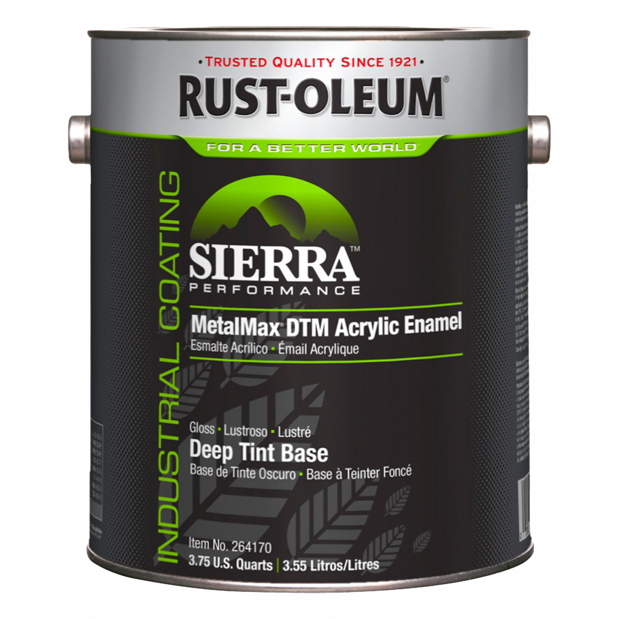 ENAMEL, HIGH GLOSS, INTERIOR/EXTERIOR, 1 GAL, WATER BASE/URETHANE MODIFIED ACRYLIC