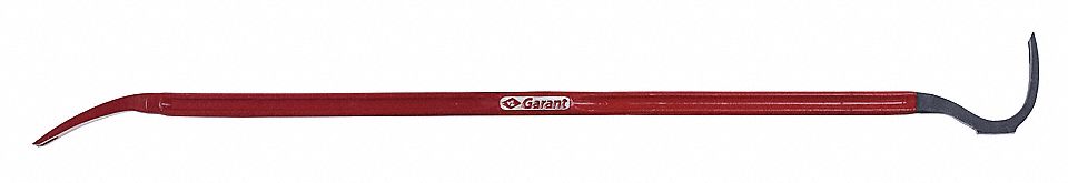 DEMOLITION BAR, RED, 48 IN L, FORGED STEEL