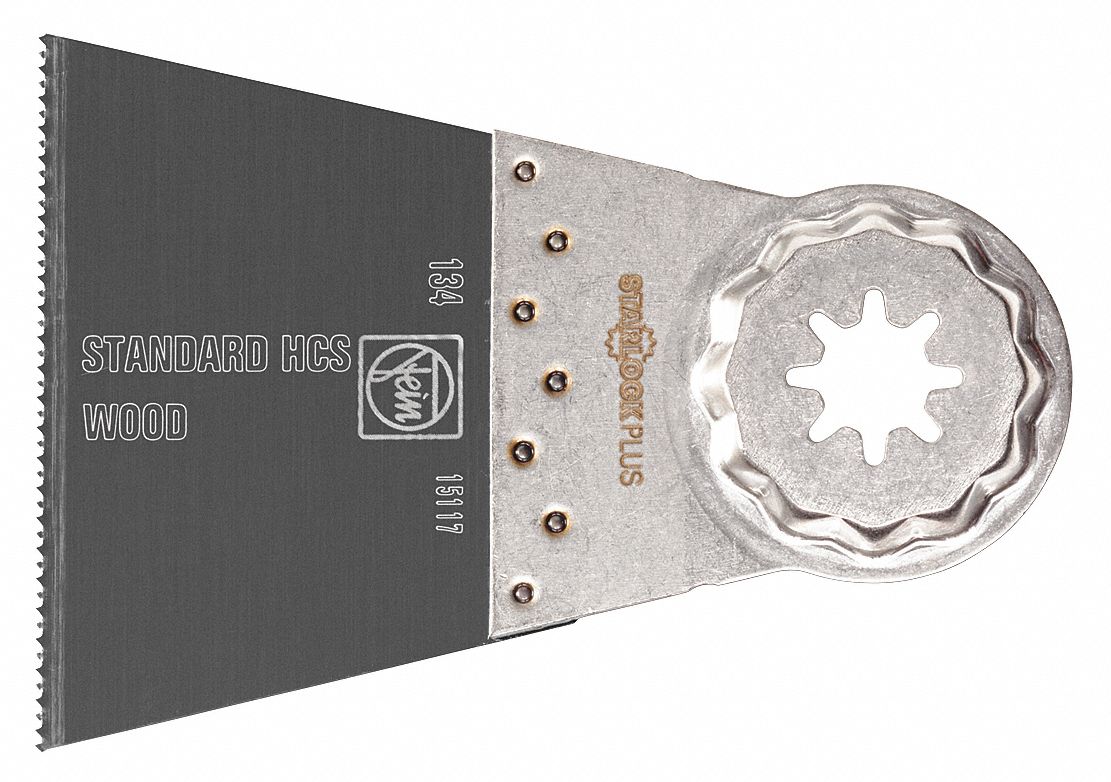 Oscillating Tool Blade: 2 9/16 in Blade Wd, 3 13/16 in Overall Lg, Straight Cutting, 1 Pieces