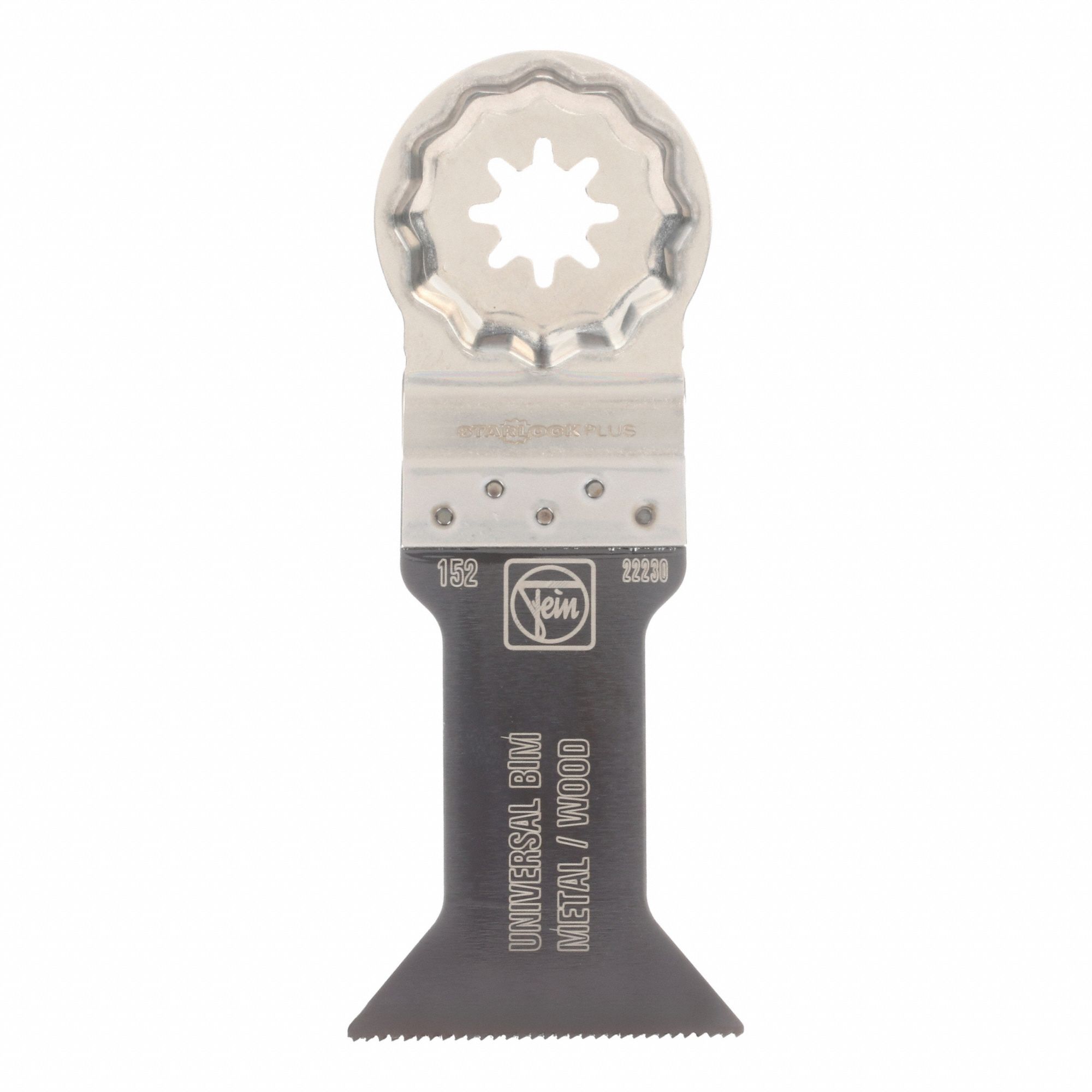 Oscillating Tool Blade: 1 3/4 in Blade Wd, 4 5/16 in Overall Lg, Bi-Metal, 1 Pieces