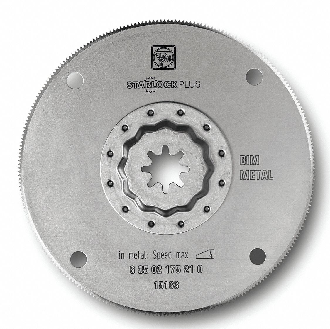 Oscillating Tool Blade: 4 in Blade Wd, 4 in Overall Lg, Long Cutting, Starlock Plus Connection