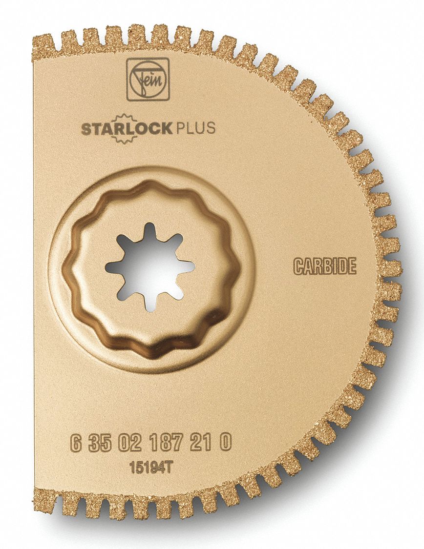 3 9/16 in Blade Wd, 3 9/16 in Overall Lg, Oscillating Tool Blade