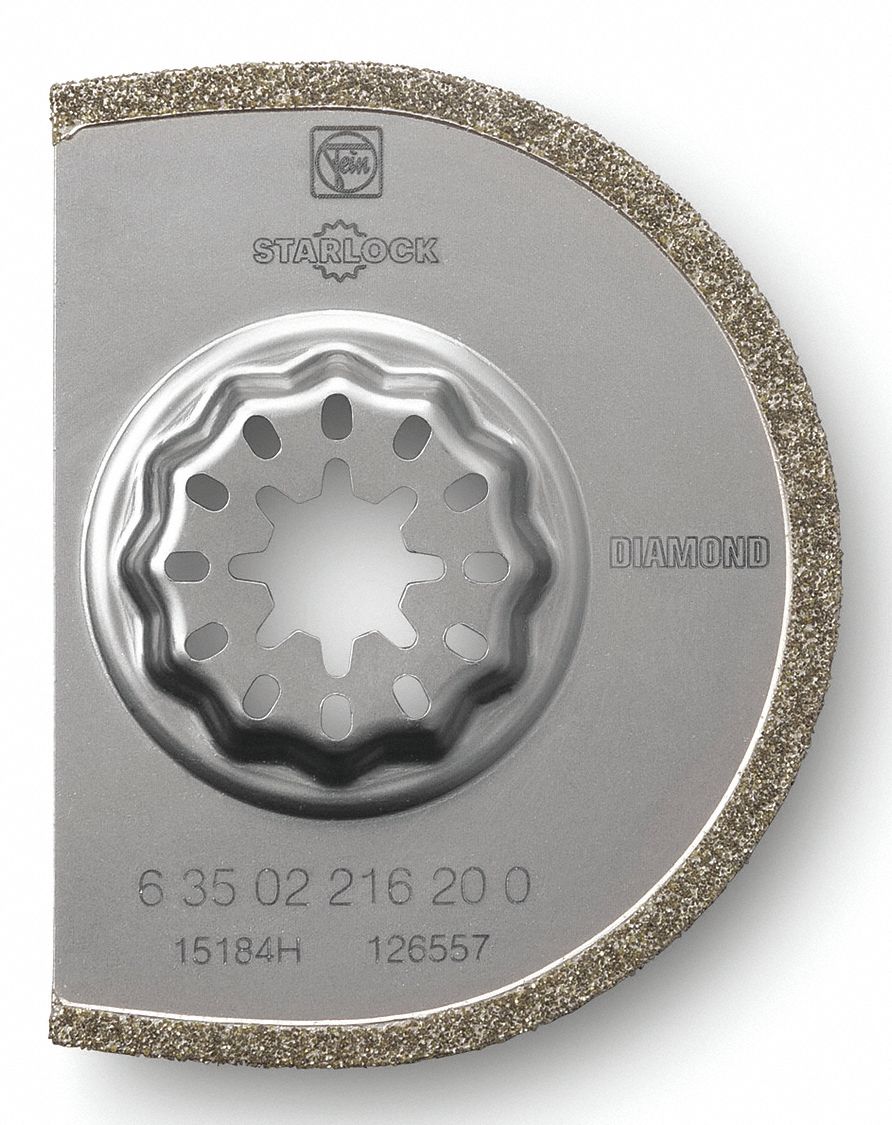 3 in Blade Wd, 3 in Overall Lg, Oscillating Tool Blade 48ZC61