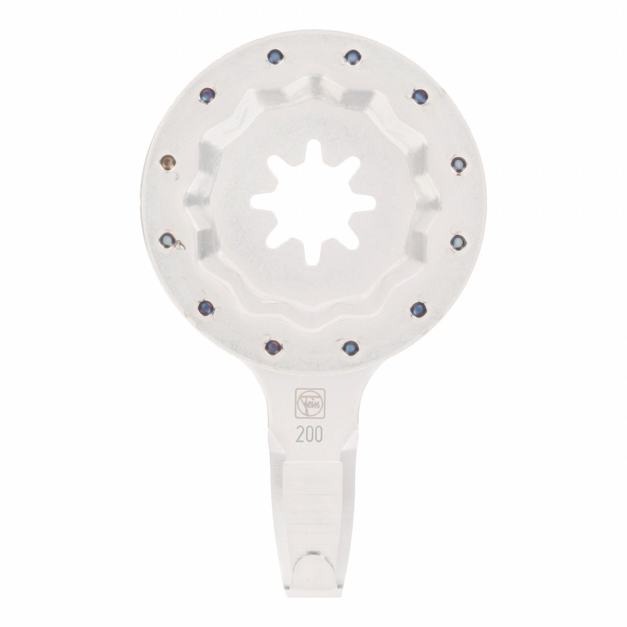 Oscillating Scraper Blade: 1/8 in Blade Wd, 2 7/8 in Blade Lg, Hooked, High Speed Steel