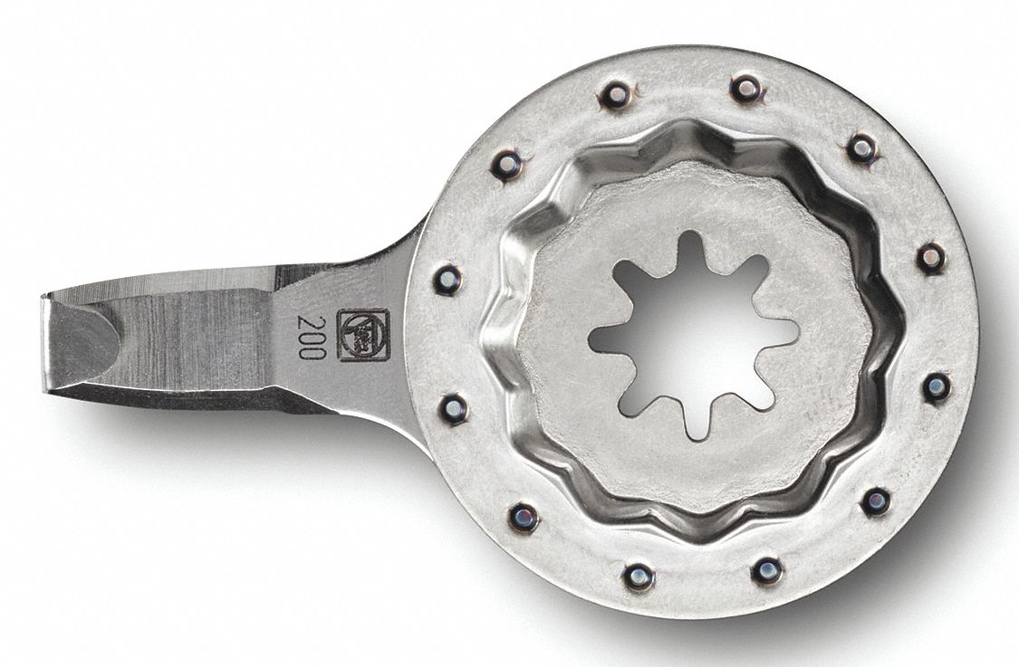 FEIN Sealant Removal Blade, 5/32 in Blade Width, 2 7/8 in Blade Length, Starlock Plus 48ZC77