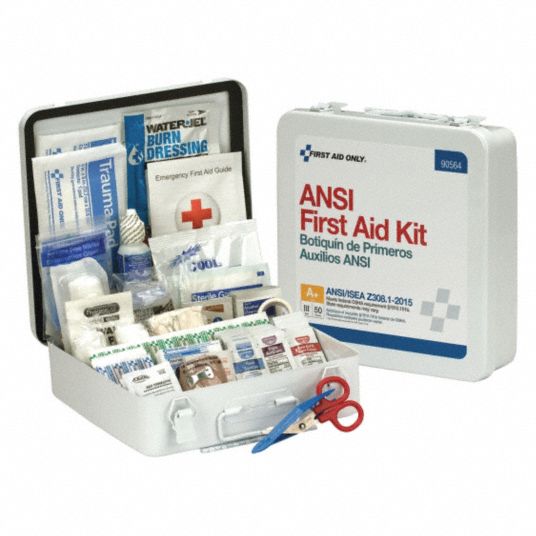 Industrial, 25 People Served per Kit, First Aid Kit - 488G80