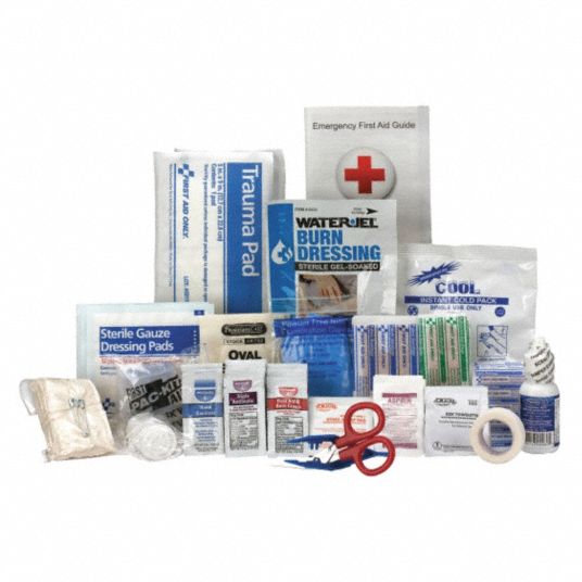 FIRST AID ONLY First Aid Kit: Vehicle, 25 People Served per Kit, ANSI Std  Not ANSI Compliant