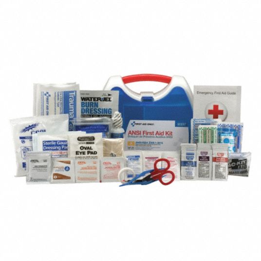 FIRST AID ONLY First Aid Kit: Industrial, 25 People Served per Kit ...