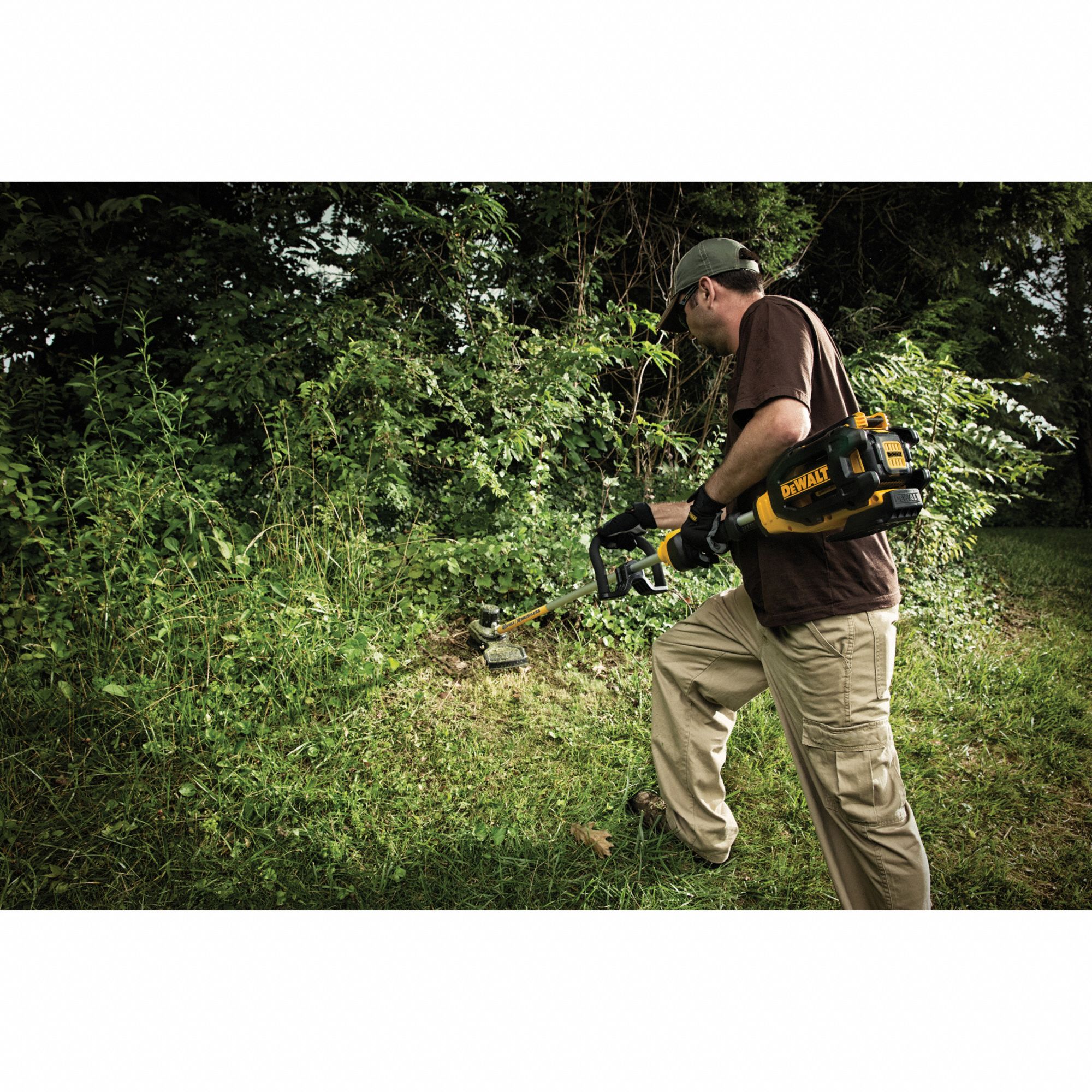 DEWALT String Trimmer Bare Tool, Battery Fuel Type, 15 in Cutting Width