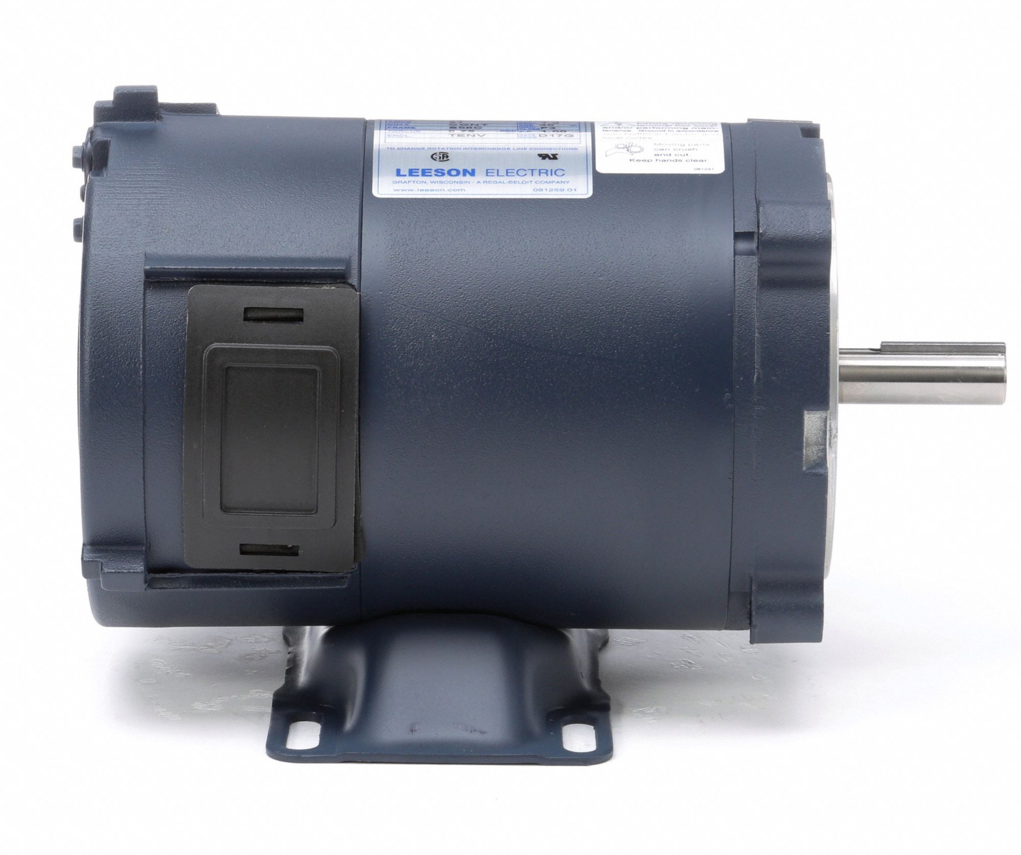 LEESON DC Permanent Motor 1/4 HP, 1,800 Nameplate RPM, 56C