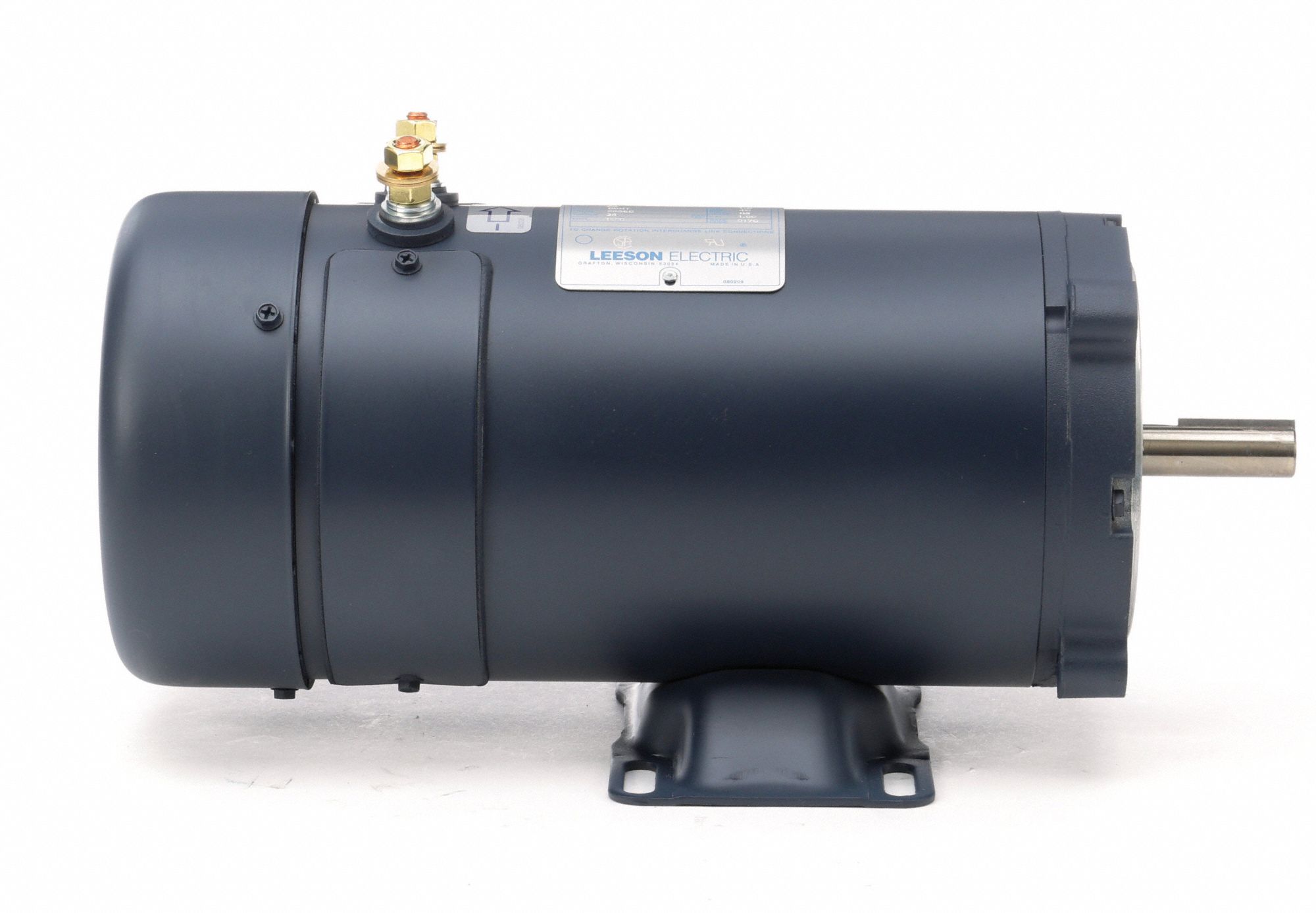 LEESON DC Permanent Motor 1 HP, 1,800 Nameplate RPM, 56C Frame