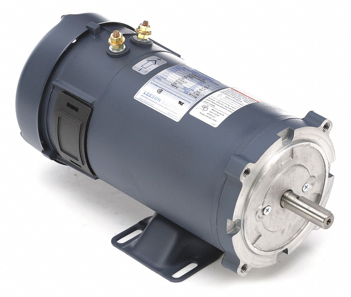 DC MOTOR,1 HP,1800 RPM,24V DC,56C,TEFC