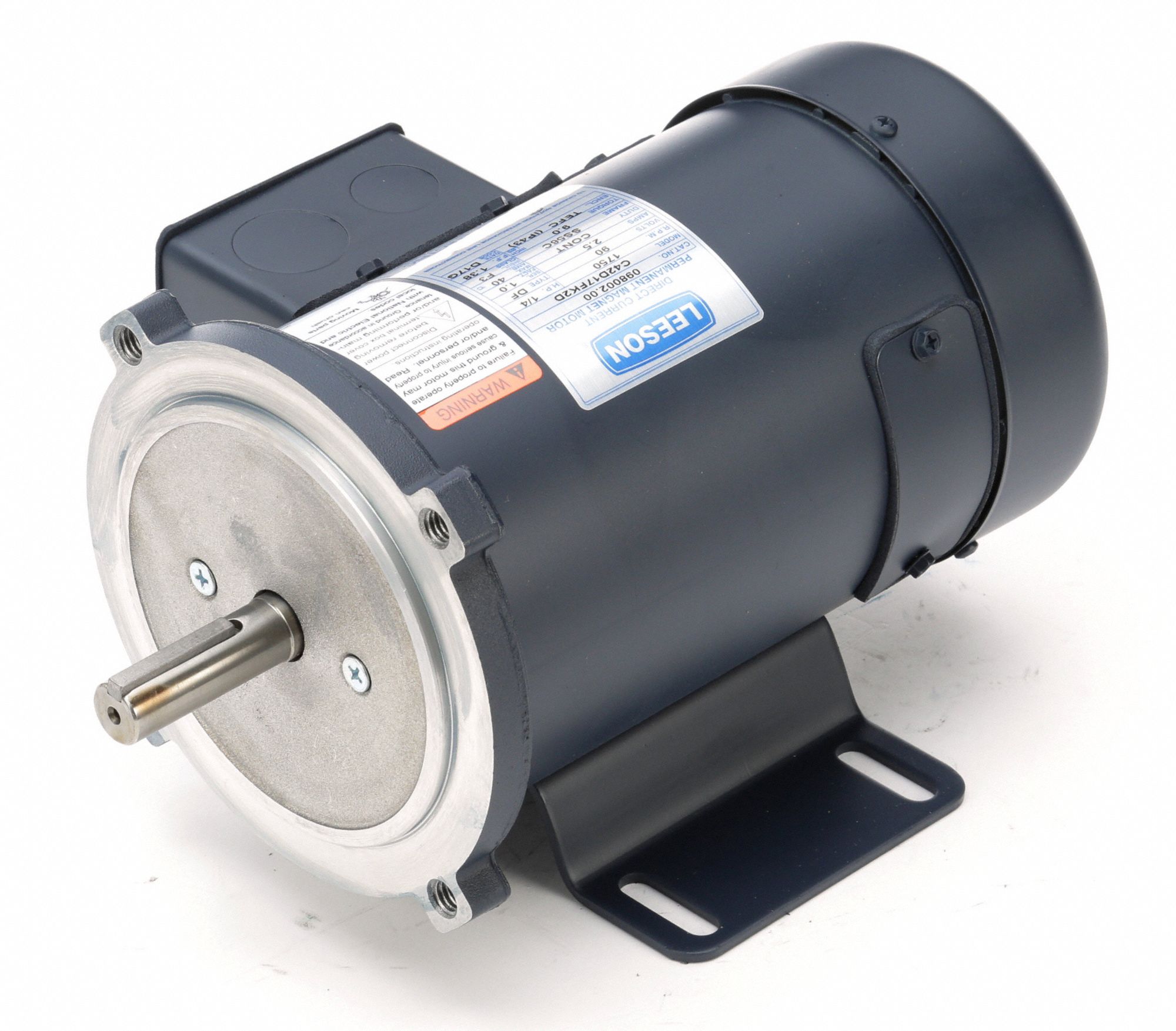 LEESON DC Permanent Motor 1/4 HP, 1,750 Nameplate RPM, 56C