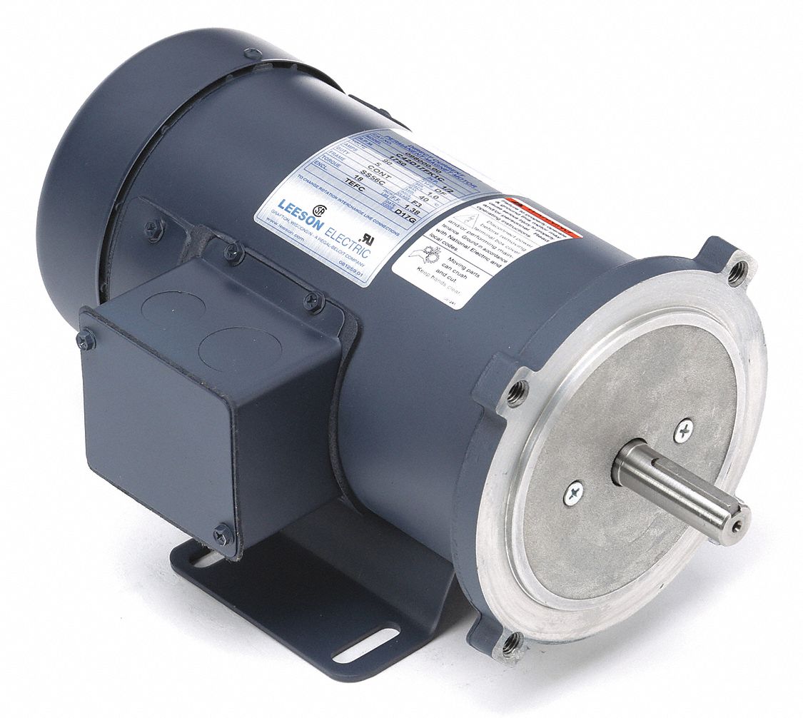 DC MOTOR,1/2 HP,1750 RPM,90V DC,56C,TEFC