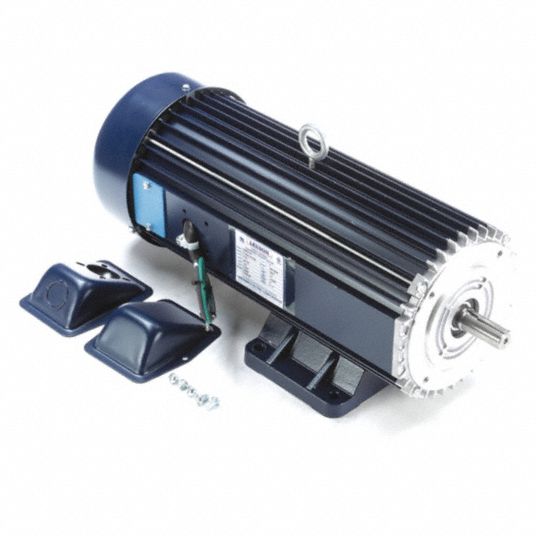 LEESON, 3 HP, 1,750 Nameplate RPM, DC Permanent Motor 48ZG70