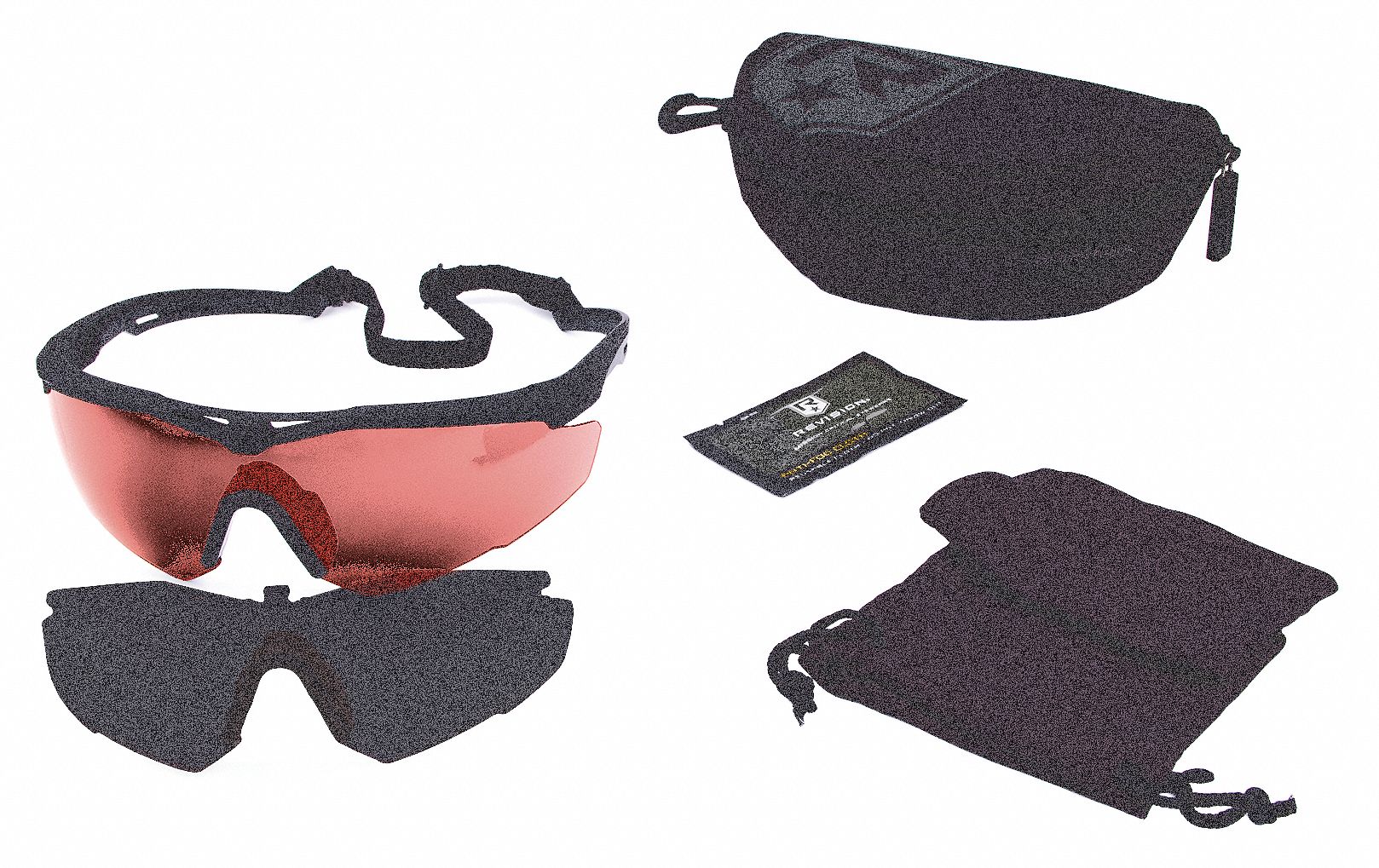 REVISION MILITARY, Black, Universal Eyewear Size, Laser Safety Glasses ...