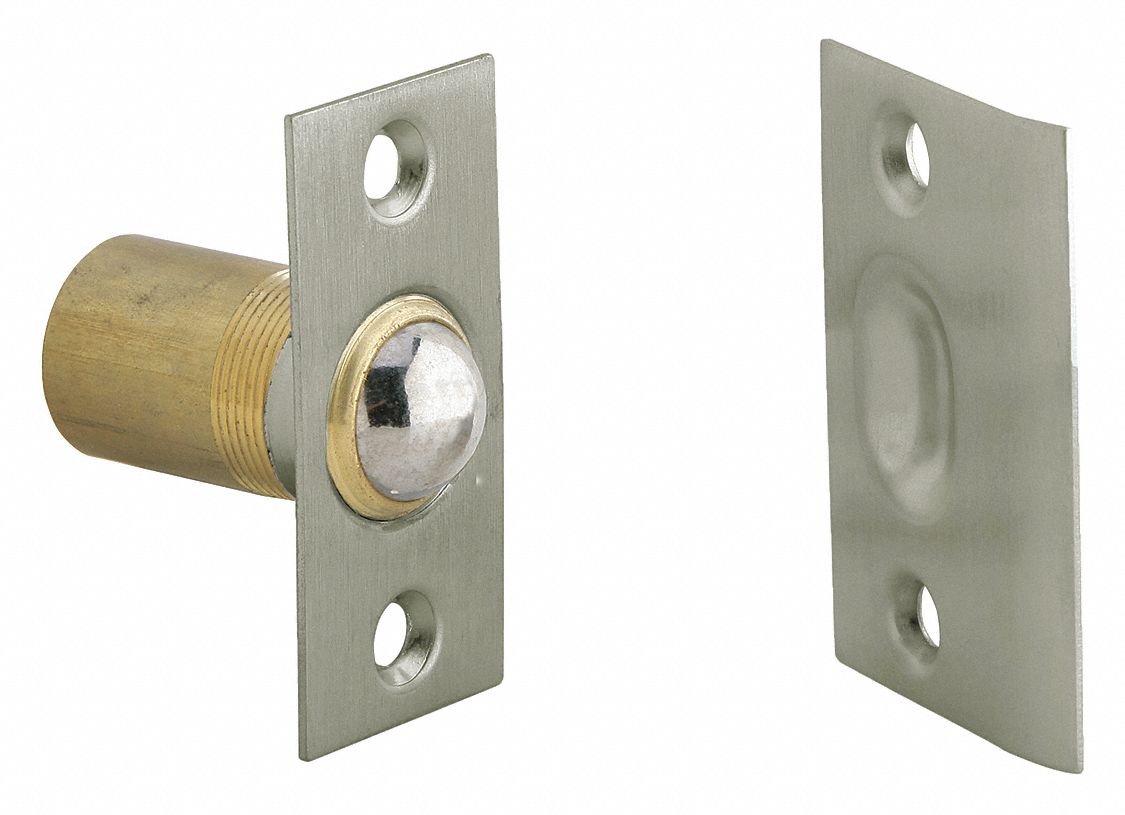 BALL CATCH,SATIN NICKEL,1-3/8 INL,BRASS