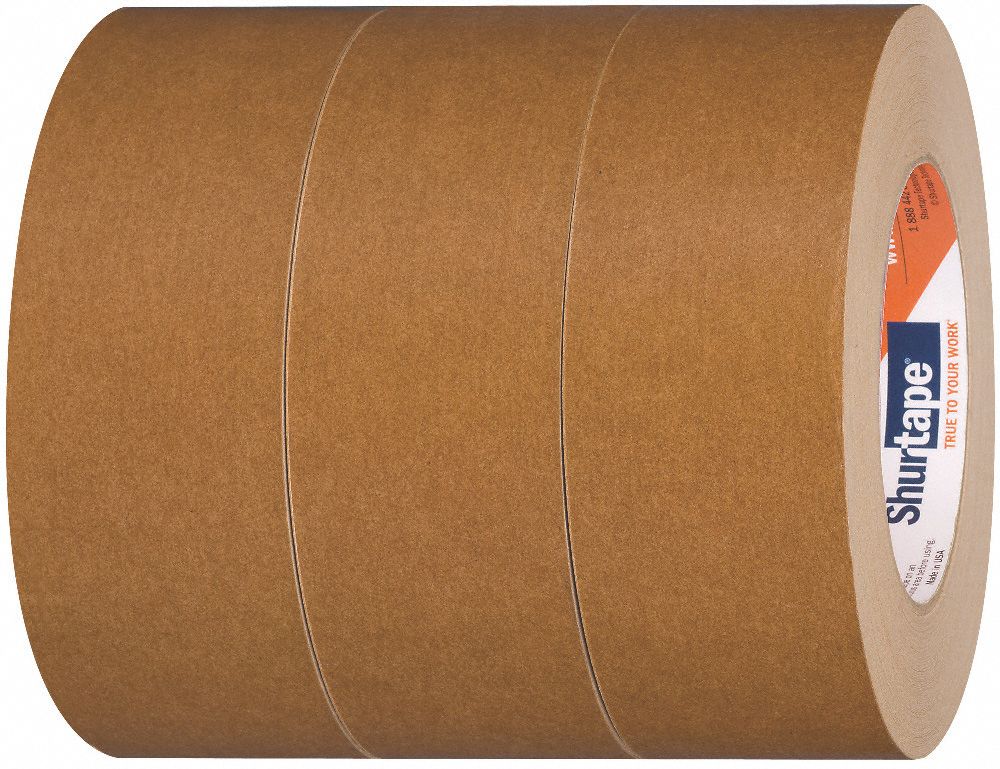 SHURTAPE Masking Tape, Kraft Paper, Brown, 48mm, PK3 48ZT90FP 097