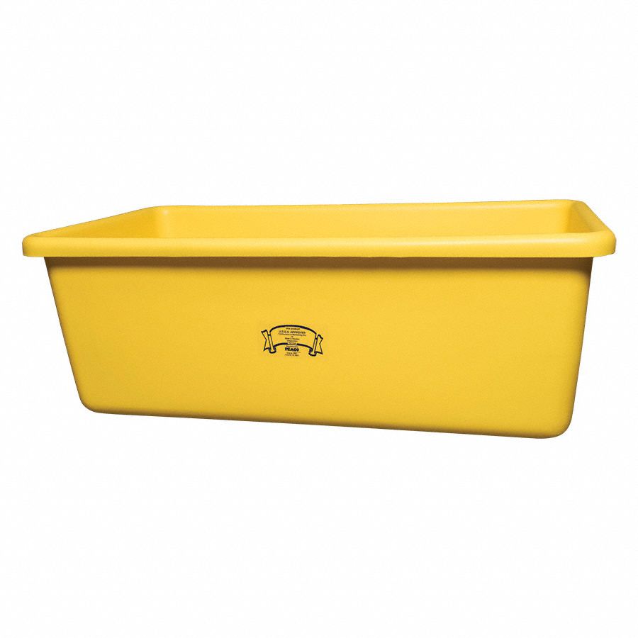 REMCO Yellow, Transport Storage Tub, 10.2 cu ft 48ZU7969116 Grainger