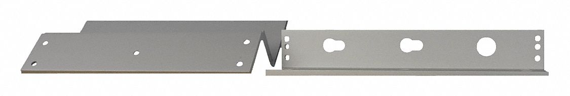 Z-Bracket w/Cover Sngl Magnetic 4-1/4 H