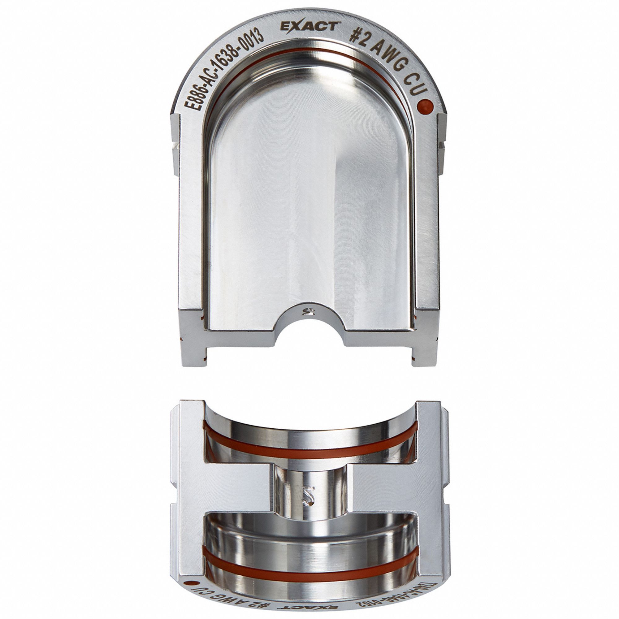 Upper and Lower Crimping Die: 2 AWG, U Style Dies, For Use With 2779-22, 2 Sizes