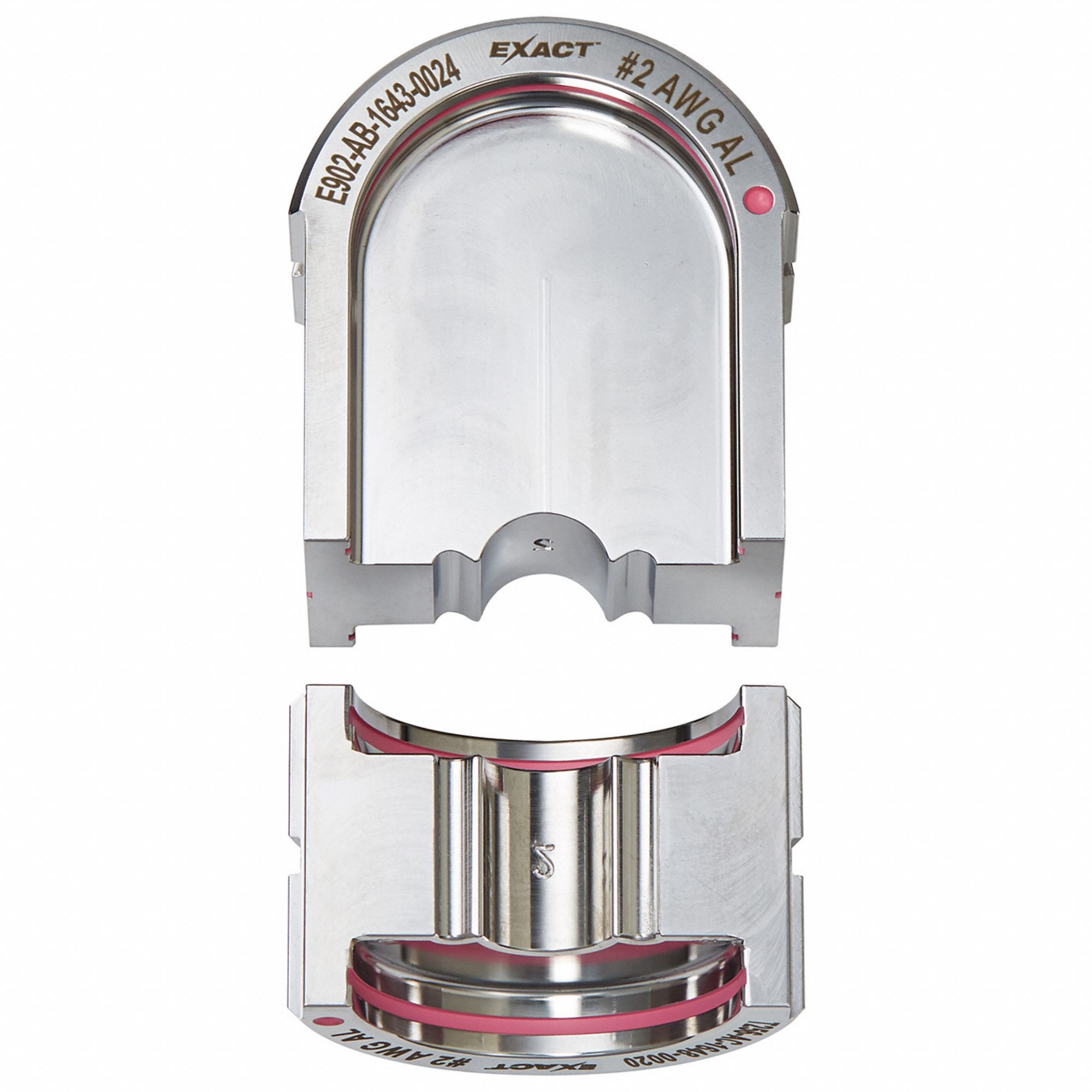 Upper and Lower Crimping Die: 2 AWG, U Style Dies, For Use With 2779-22, 2 Sizes