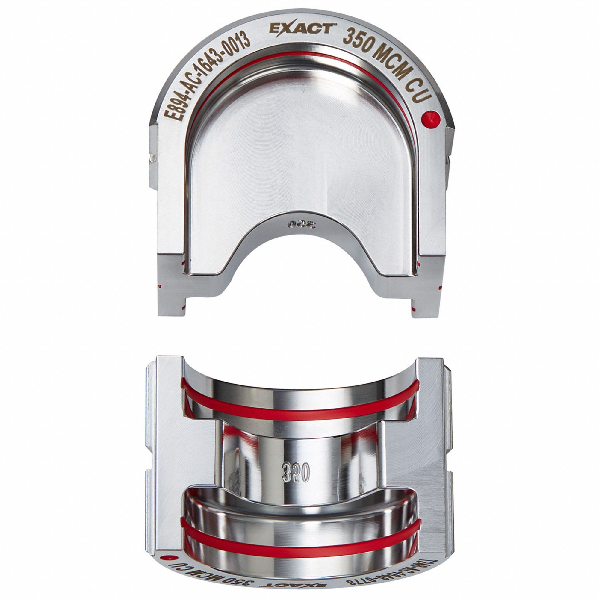 Upper and Lower Crimping Die: 350 kcmil, U Style Dies, For Use With 2779-22, 2 Sizes