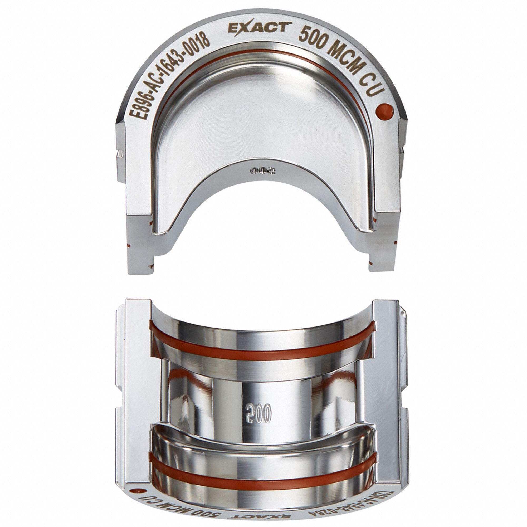 Upper and Lower Crimping Die: 500 kcmil, U Style Dies, For Use With 2779-22, 2 Sizes