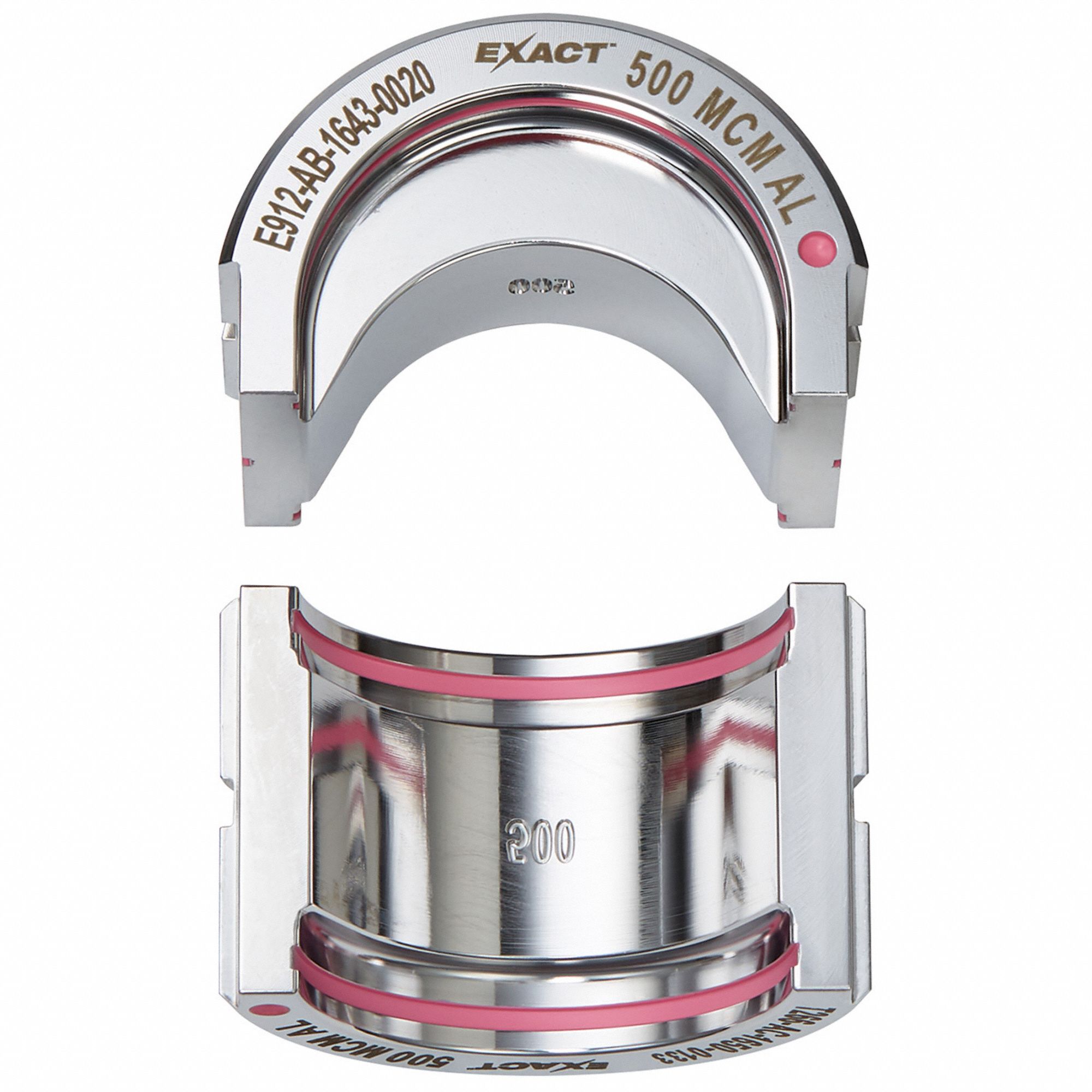 Upper and Lower Crimping Die: 500 kcmil, U Style Dies, For Use With 2779-22, 2 Sizes