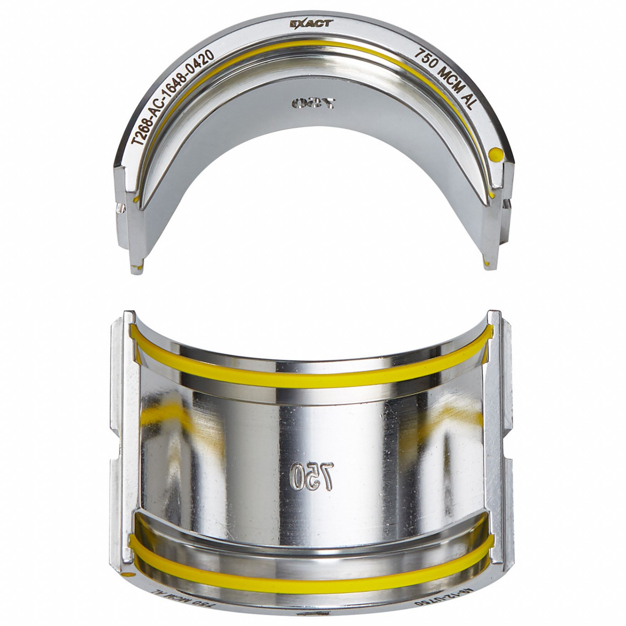 Upper and Lower Crimping Die: 750 kcmil, U Style Dies, For Use With 2779-22, 2 Sizes