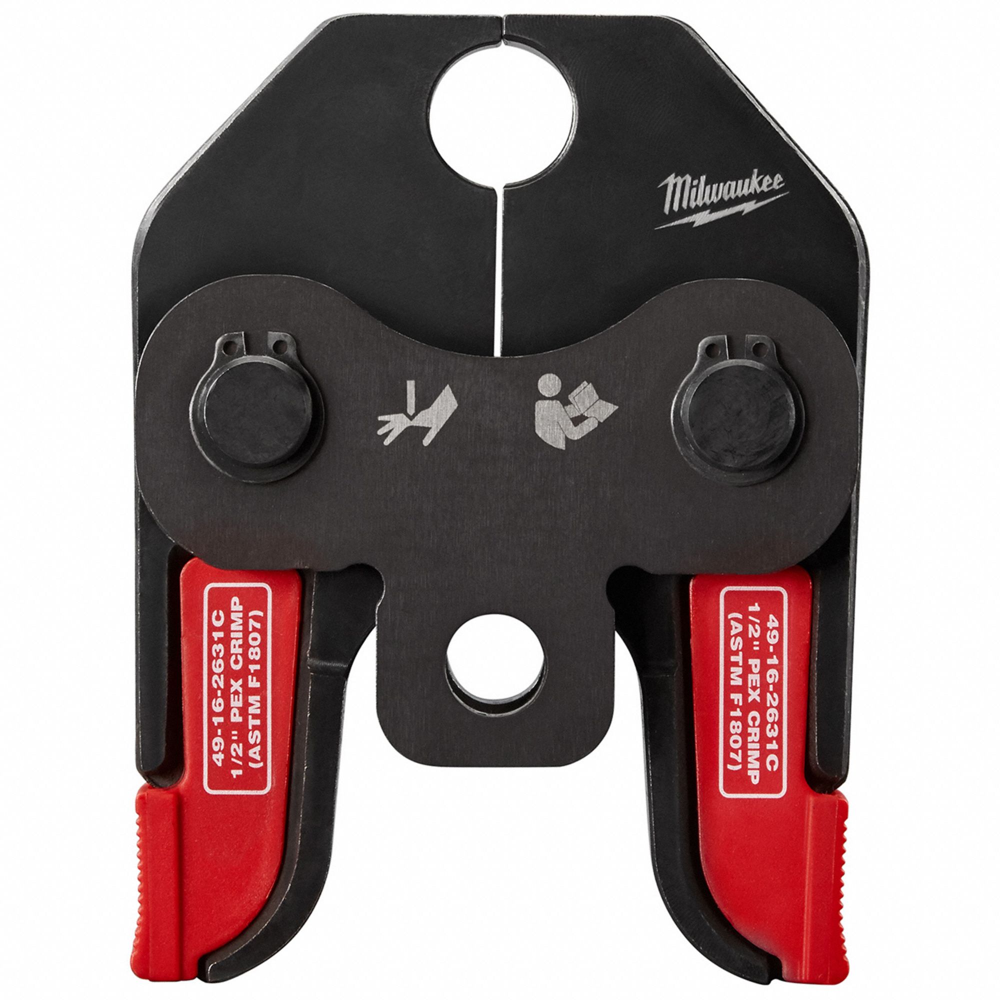 Press Jaw: 1/2 in Pipe, PEX, For ASTM F1807/F2159, Sub-Compact Tool Types