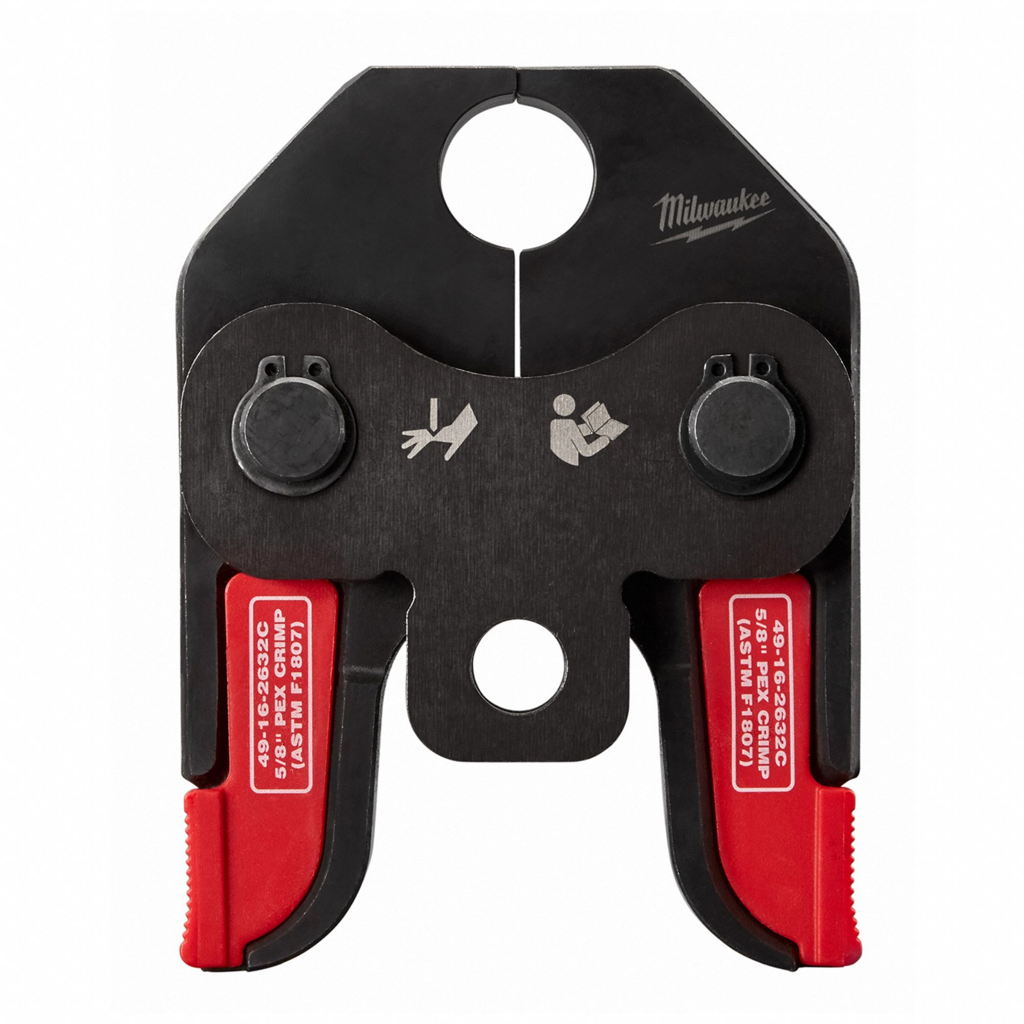 Press Jaw: 5/8 in Pipe, PEX, For ASTM F1807/F2159, Sub-Compact Tool Types