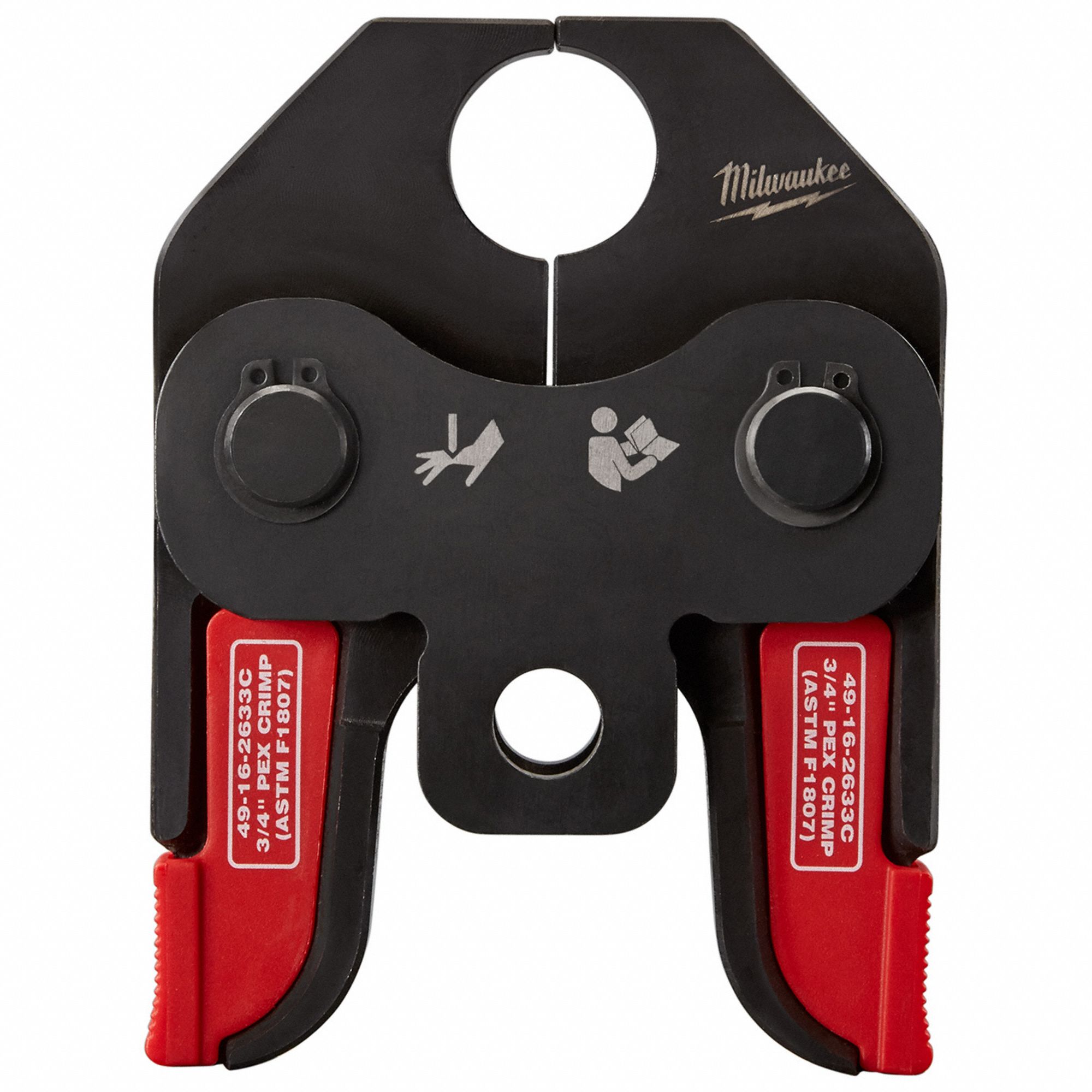 Press Jaw: 3/4 in Pipe, PEX, For ASTM F1807/F2159, Sub-Compact Tool Types