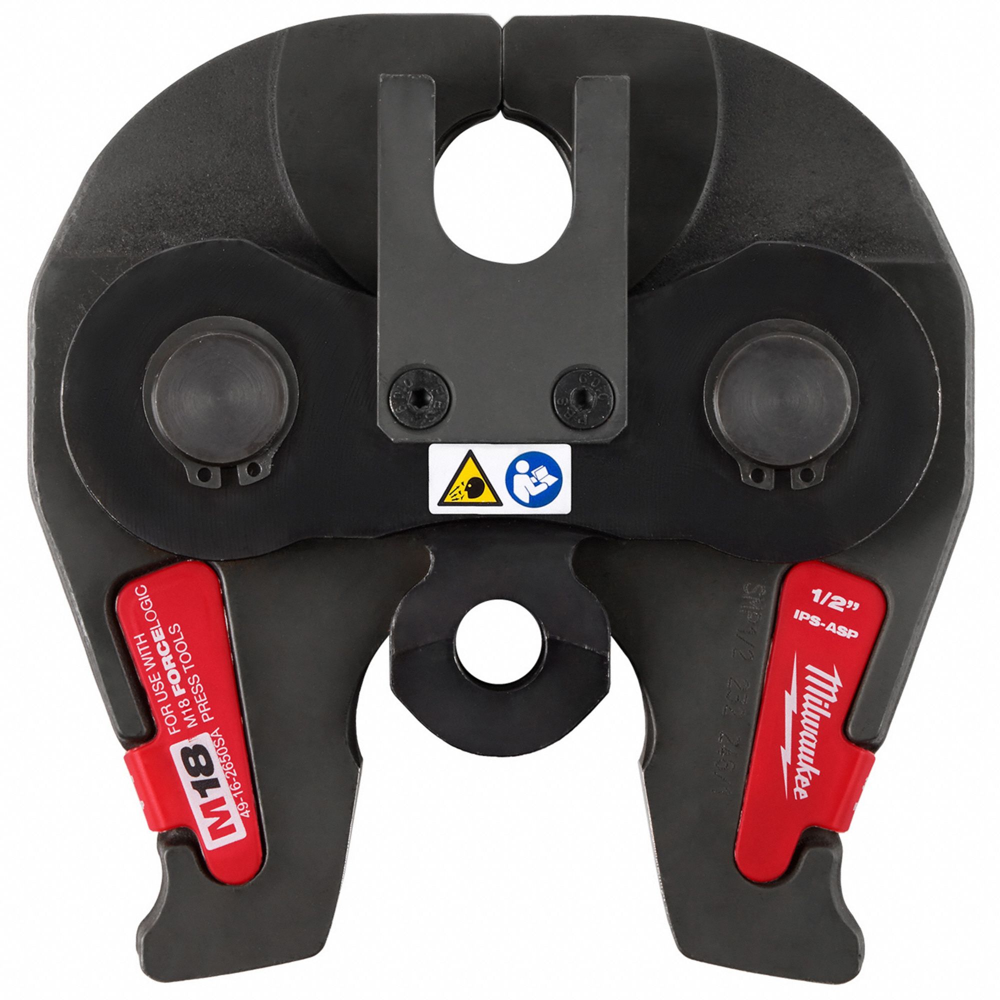 Press Jaw: 1/2 in Pipe, Stainless Steel, For SmartPress, Extended Tool Types