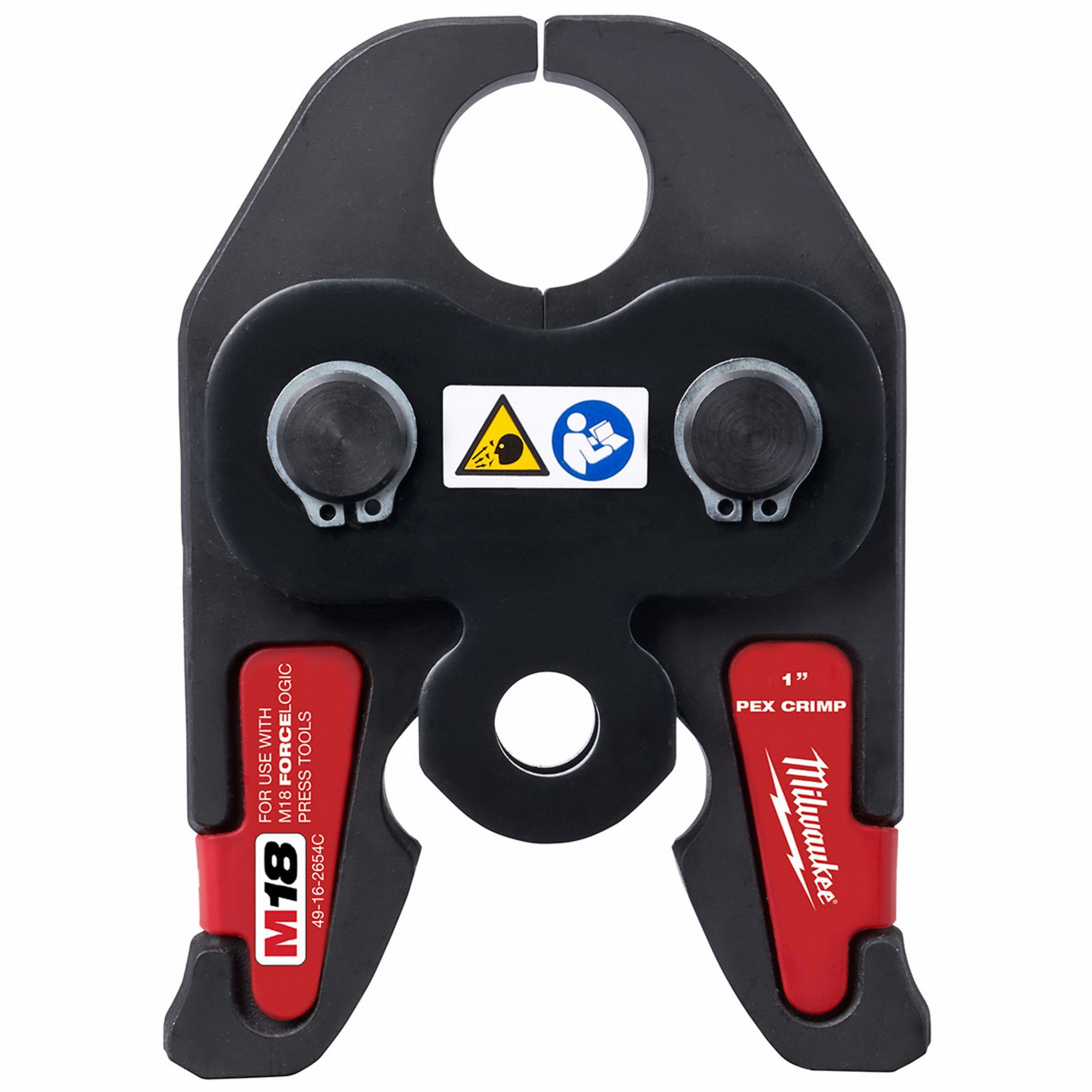 Press Jaw: 1 in Pipe, PEX, For ASTM F1807/F2159, Extended/Std Tool Types