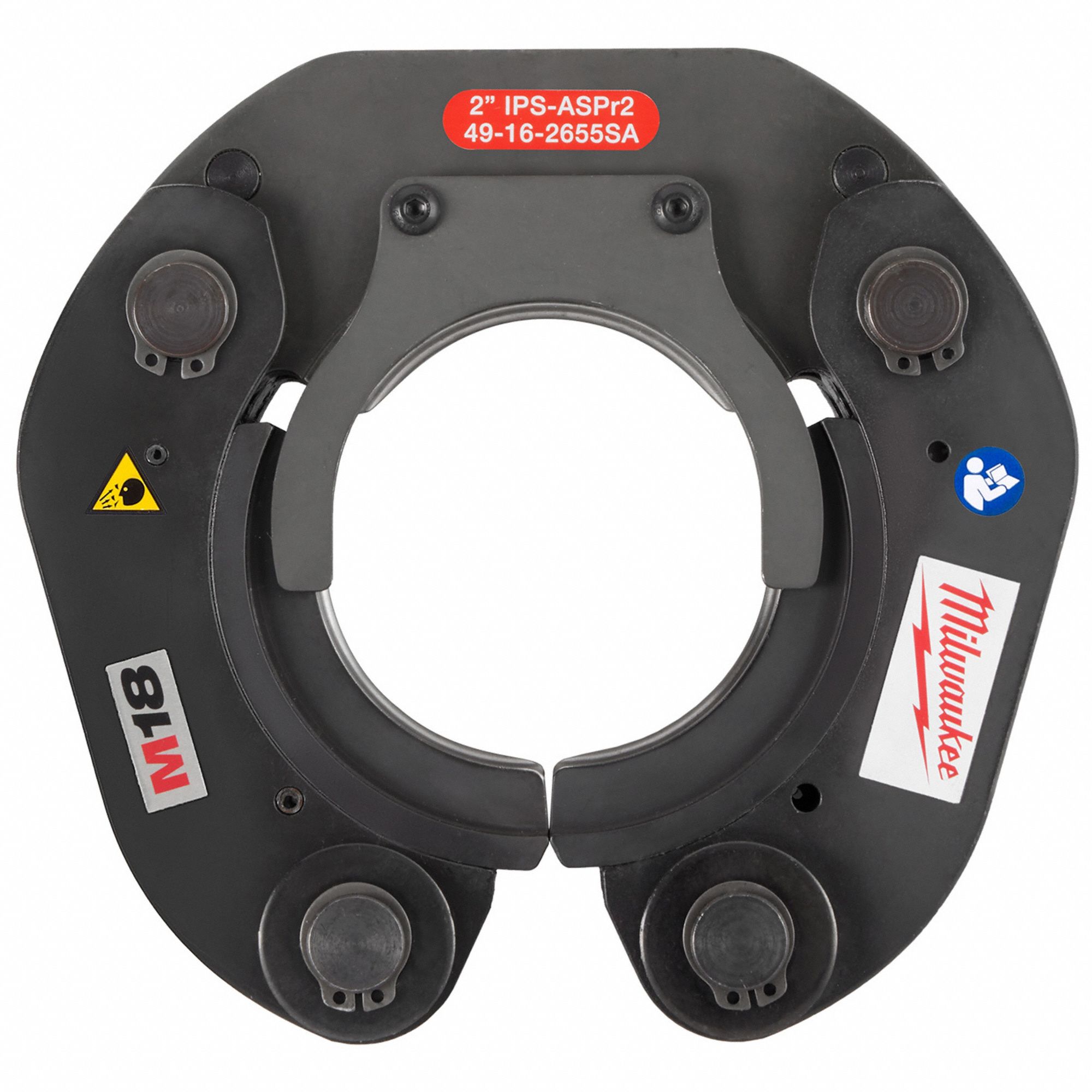 Press Ring: 2 in Pipe, Stainless Steel, For SmartPress, Extended Tool Types