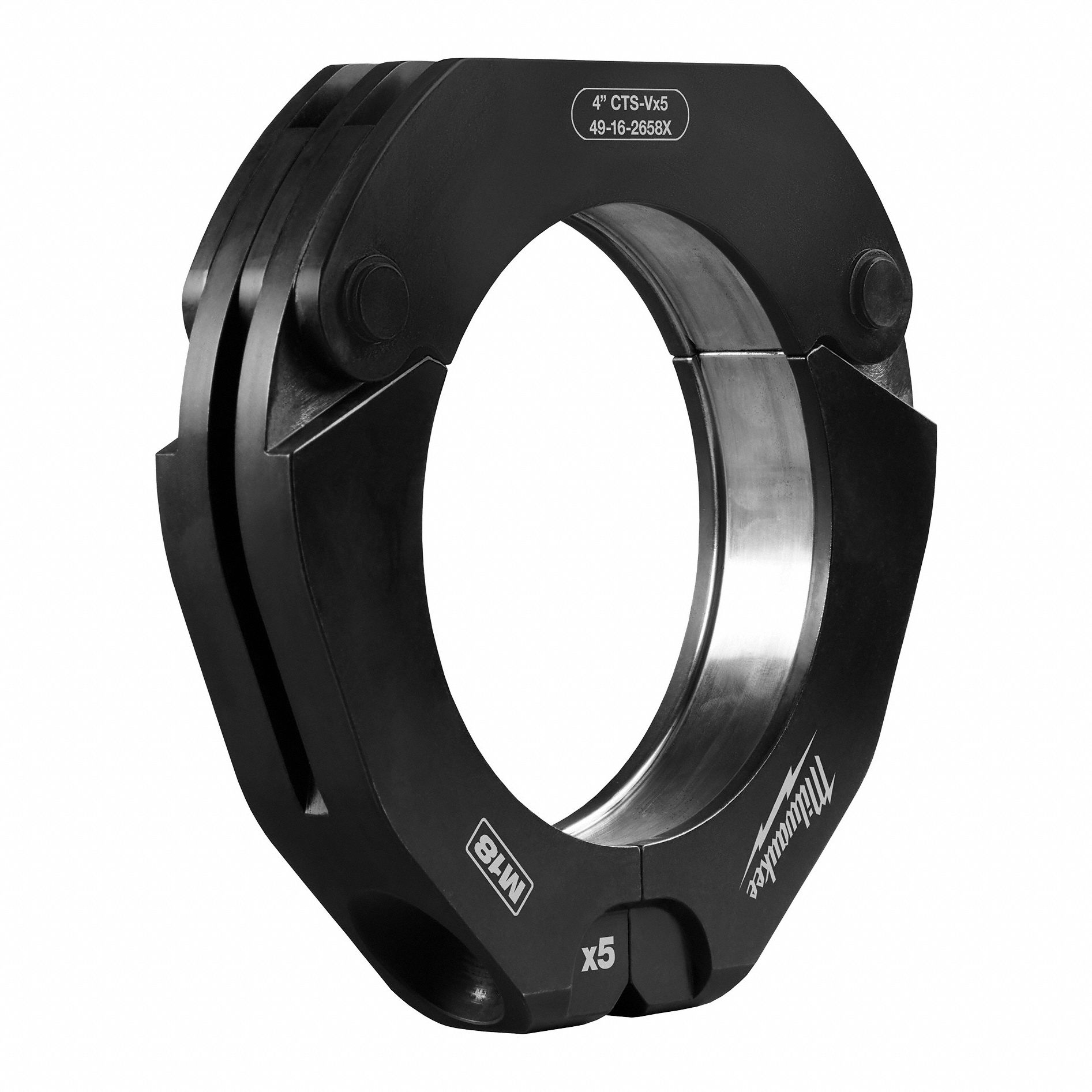 Press Ring: 4 in Pipe, Copper/Stainless Steel, For ApolloPress/ProPress/Viega