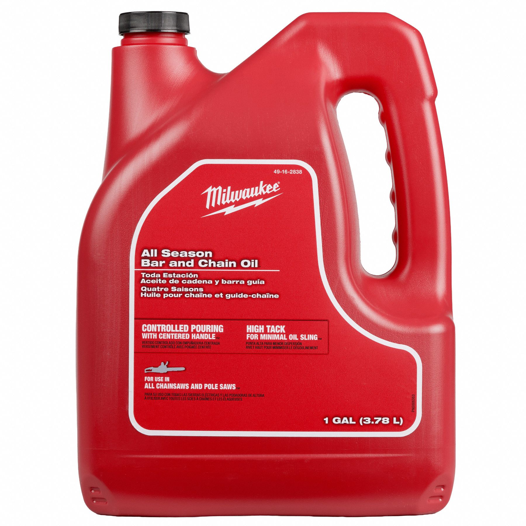 Bar and Chain Oil: Bottle, 1 gal, Conventional Base