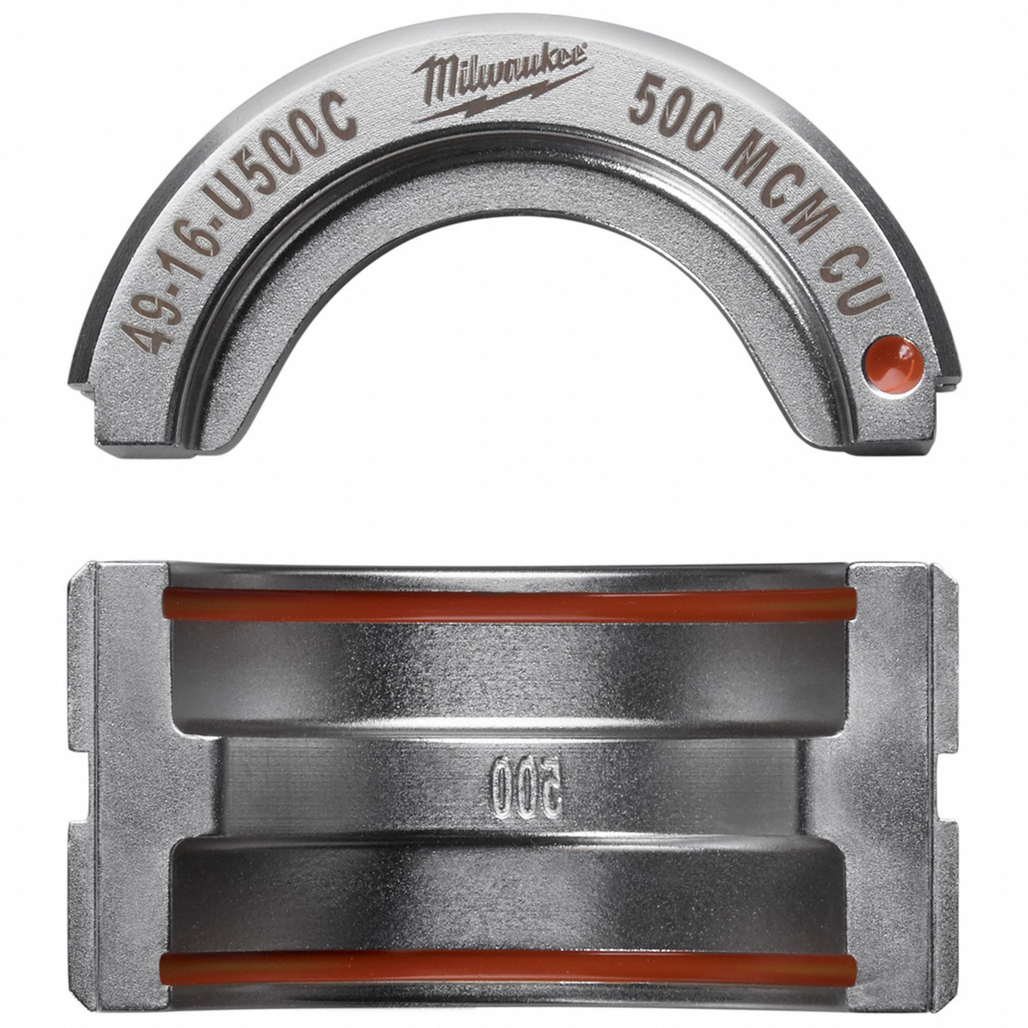 Upper and Lower Crimping Die: 500 kcmil, U Style Dies, For Use With 2679-20/49-16-U000