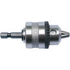 DRILL CHUCK, KEYED, STEEL, 0.25 IN, 1/4 IN CAPACITY