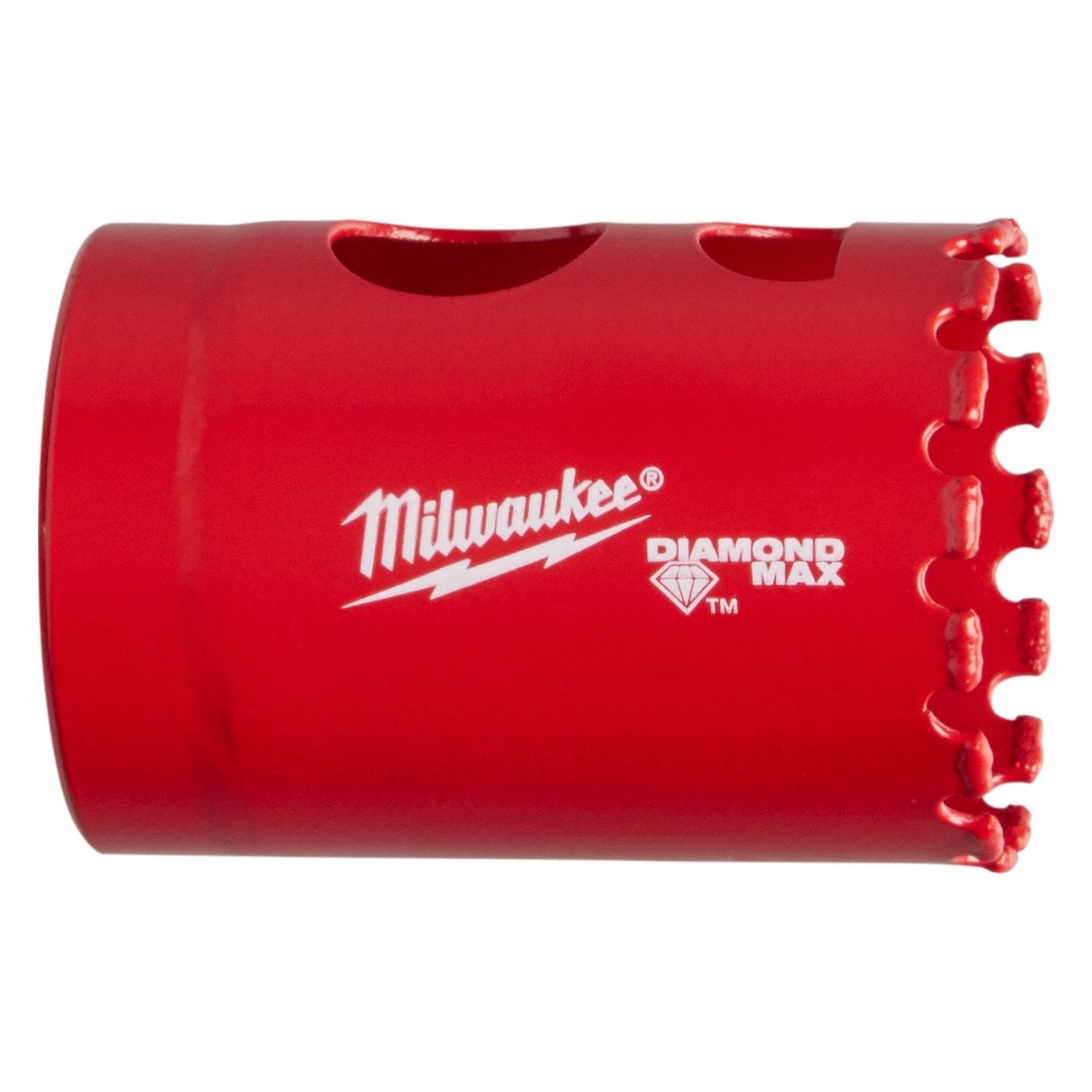 Hole Saw: 1 1/4 in Saw Dia., 1 1/2 in Max. Cutting Dp, 5/8"-18 Thread Size, Diamond Grit