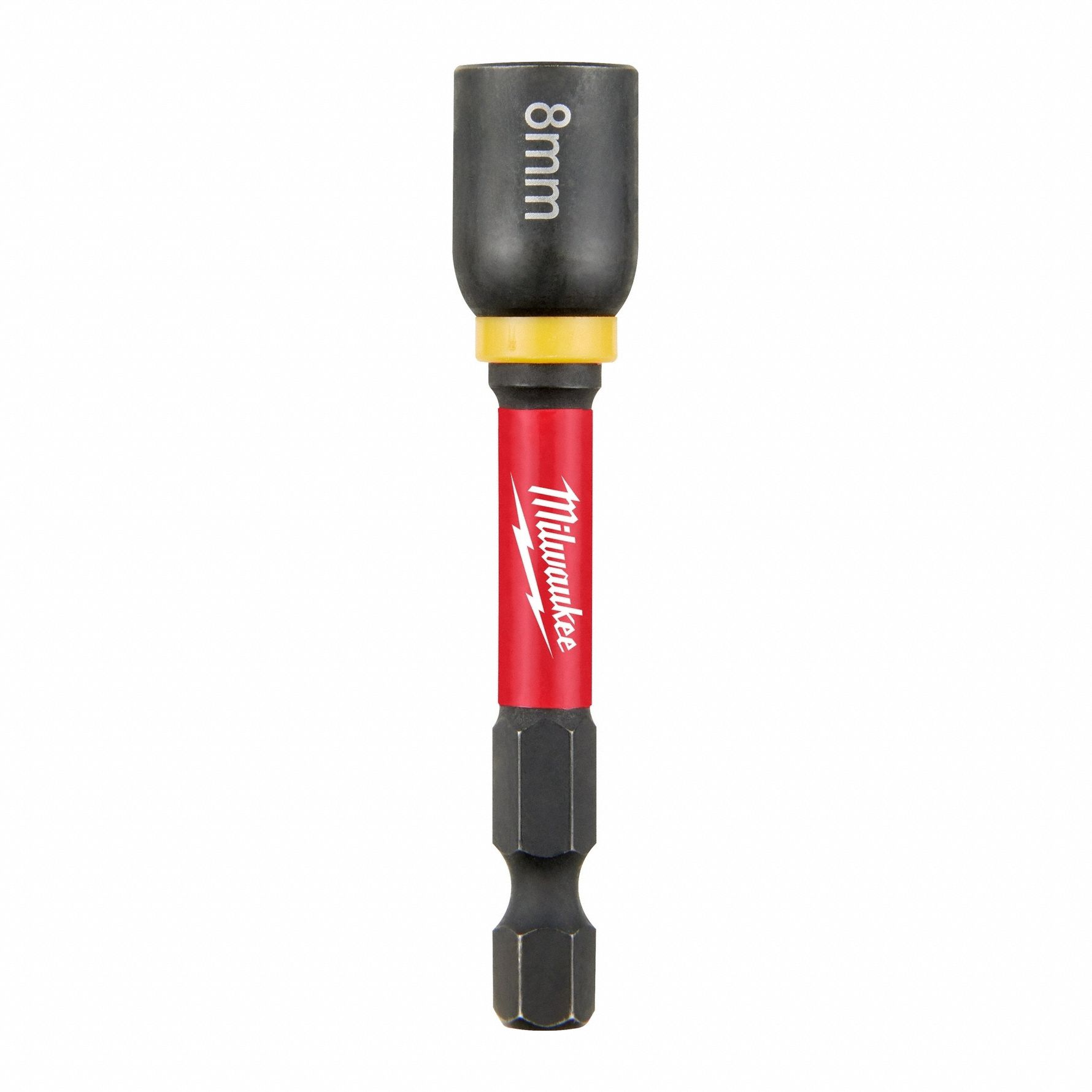 Nutsetter: Nut Driver, Metric, 8 mm Fastening Size, Hex, 1/4 in Shank Size, Impact Rated
