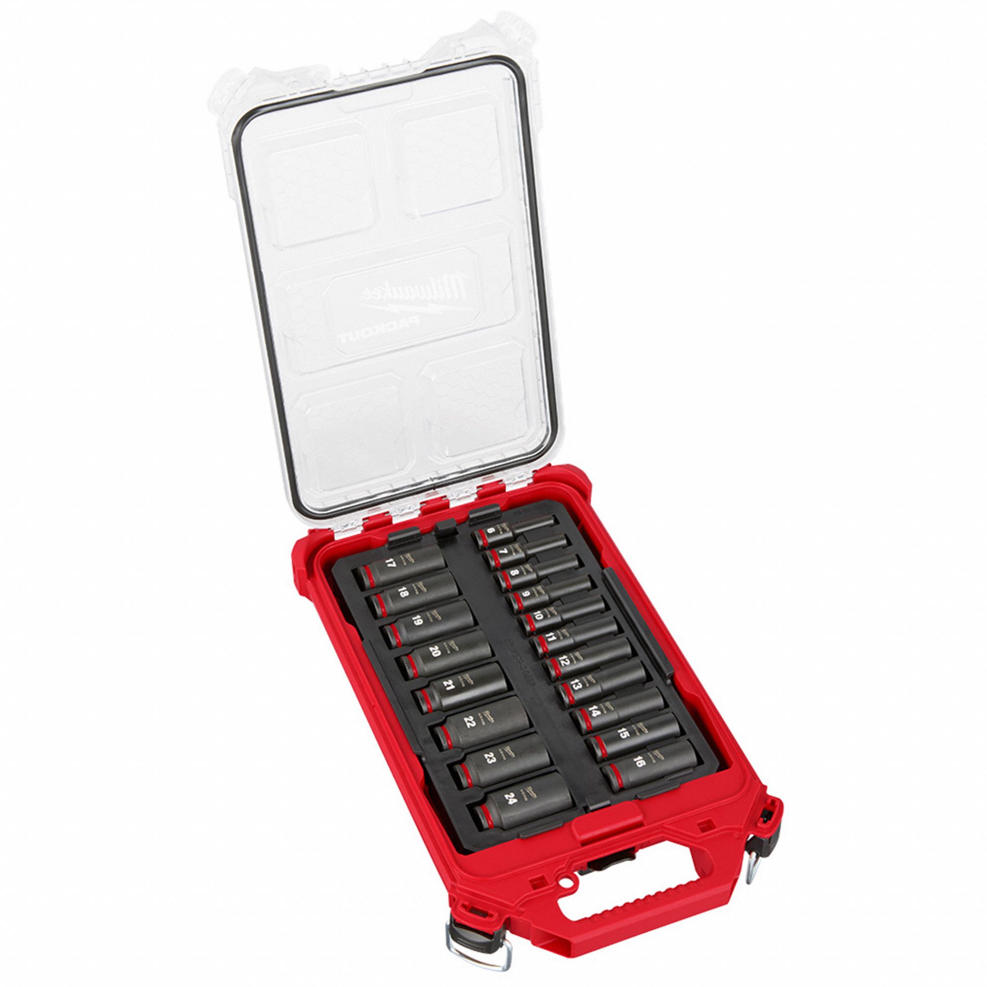 SOCKET SET,16-13/64 IN L,HEX,19 PIECES