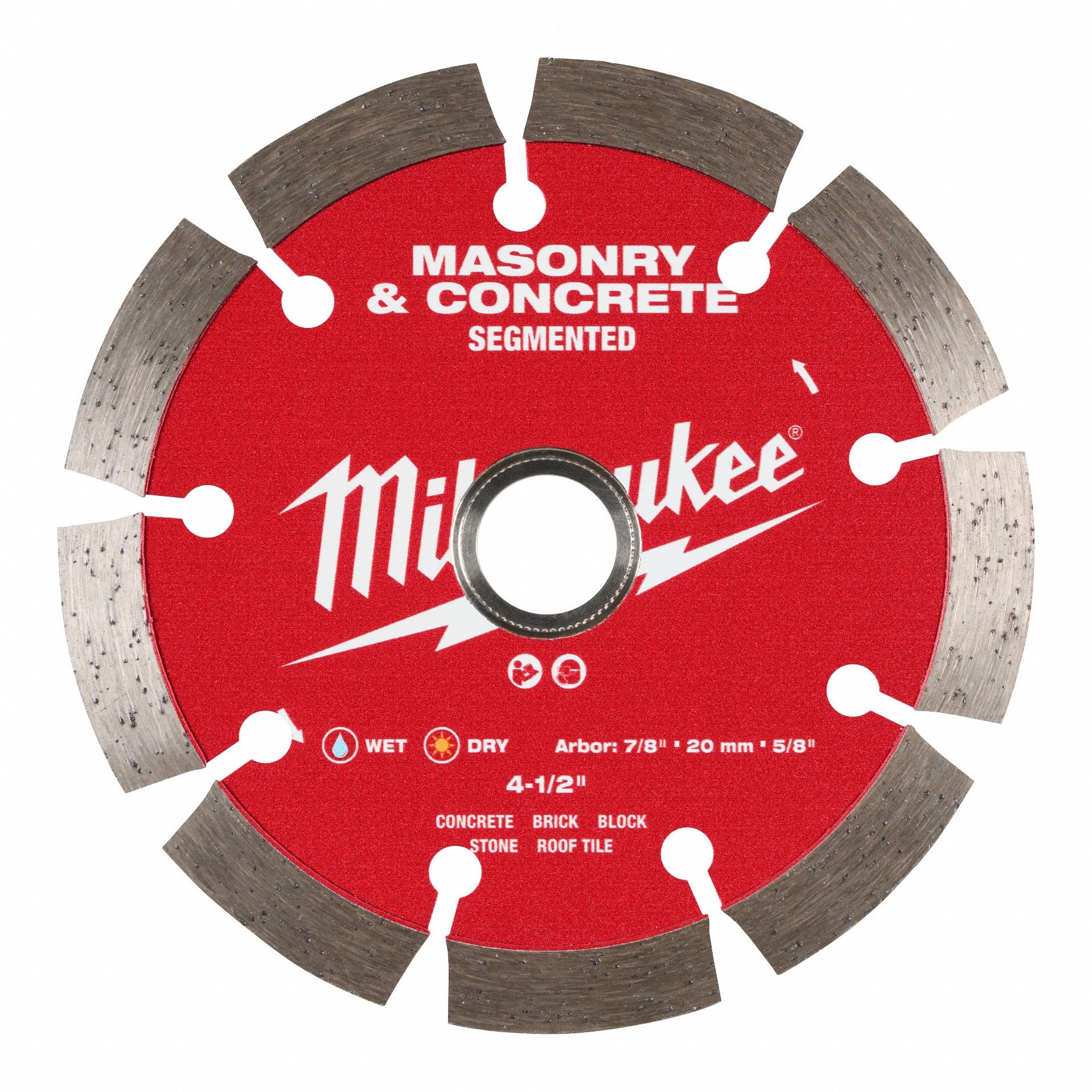 DIAMOND SAW BLADE,SEGMENTED,4 1/2 IN