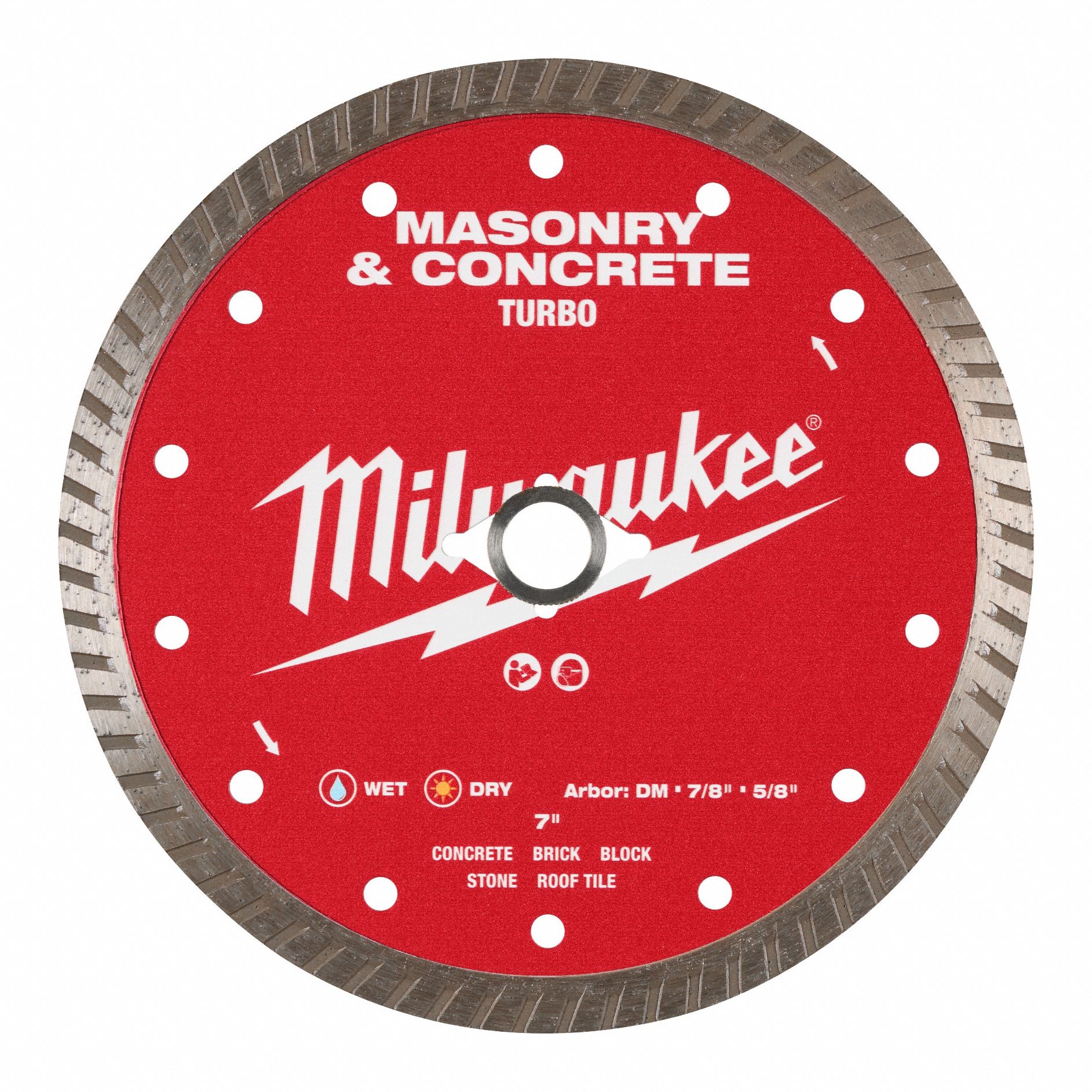 DIAMOND SAW BLADE,TURBO,7 IN