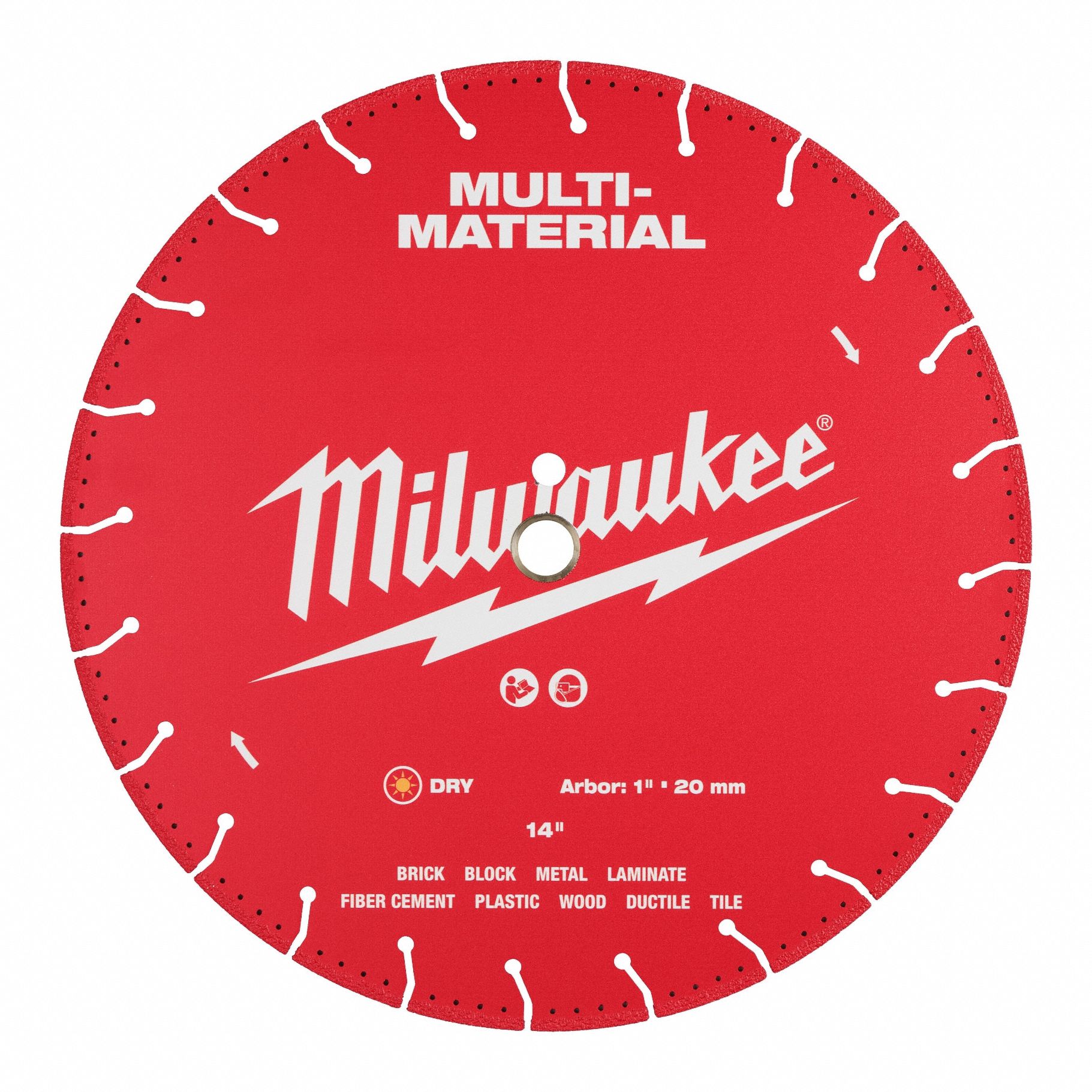 Diamond Blade: Masonry/Metal/Plastic/Tile,