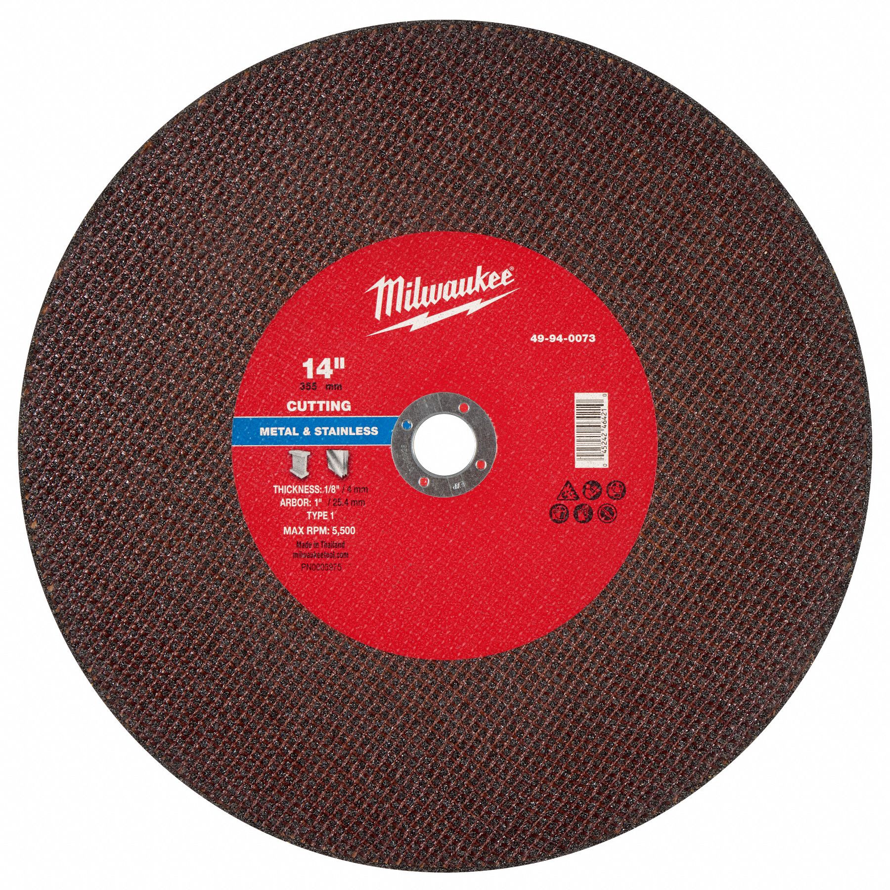 Cut-Off Wheel 1 Sz 14 dia.