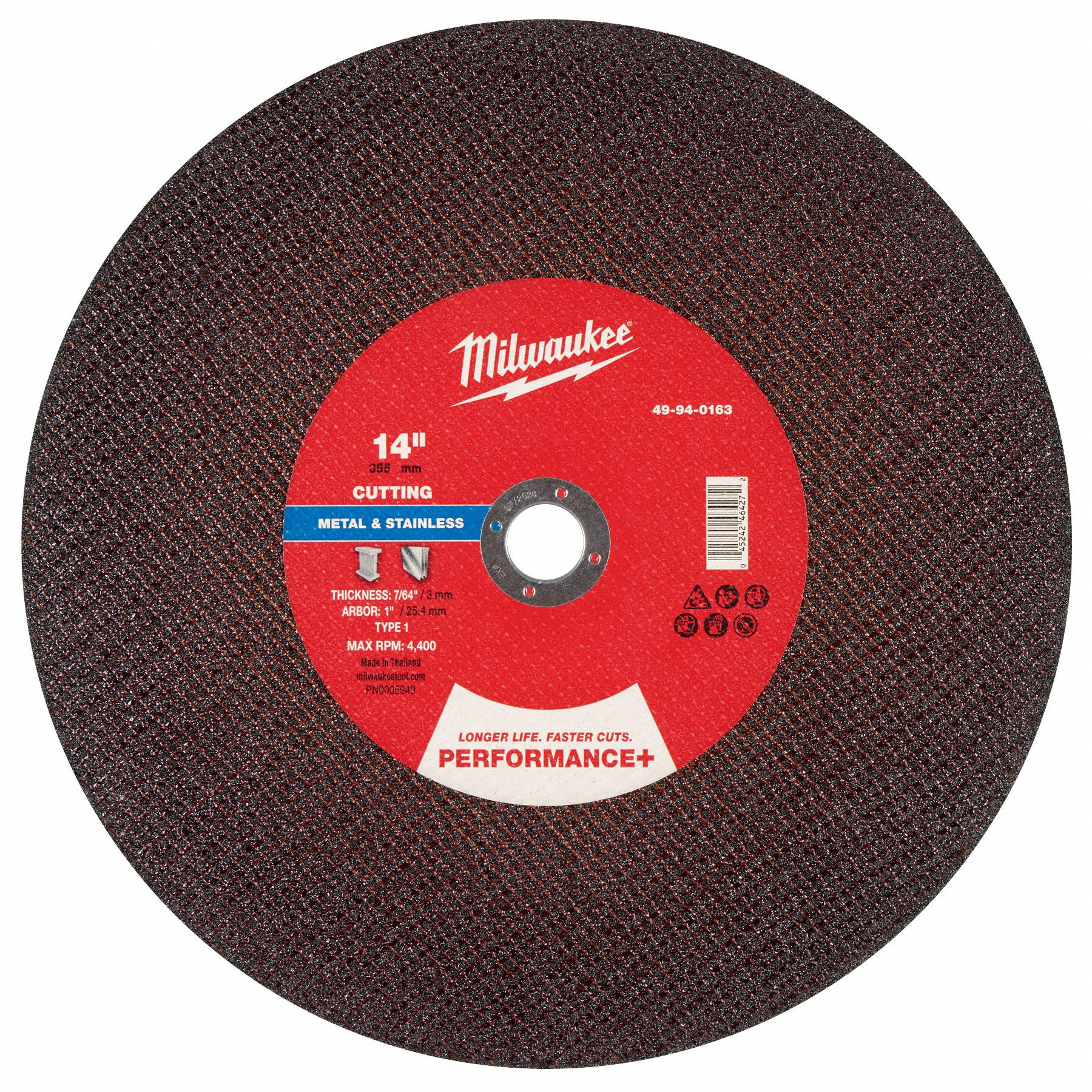 Cut-Off Wheel 1 Sz 14 dia.