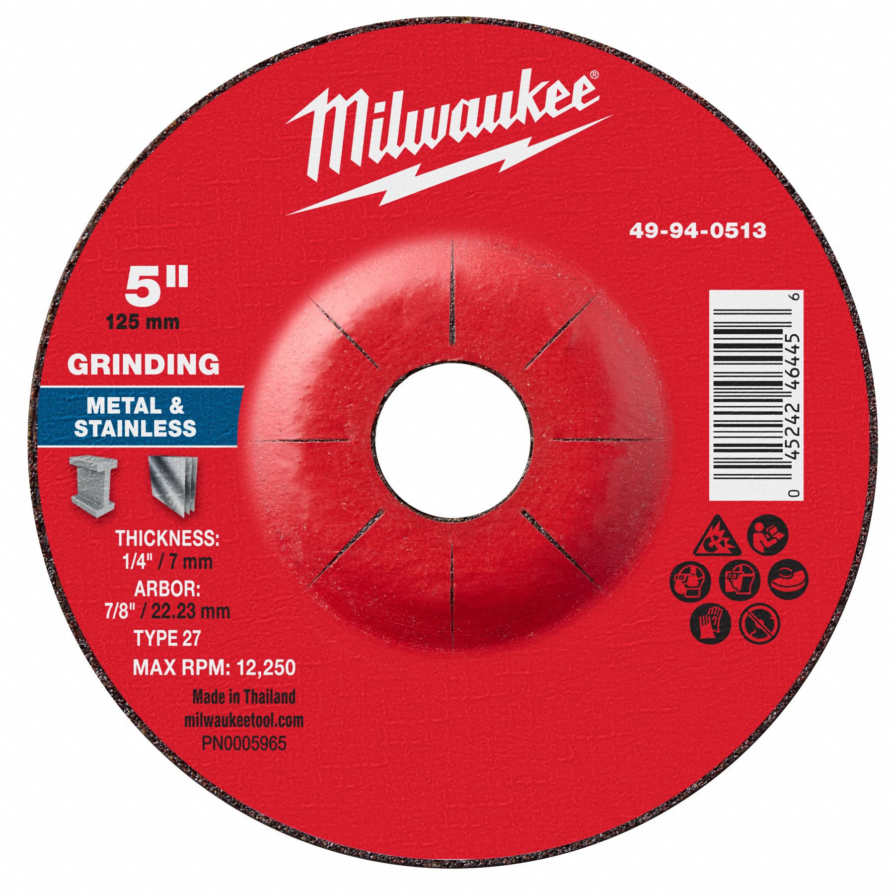 Grinding Wheel 5 dia.